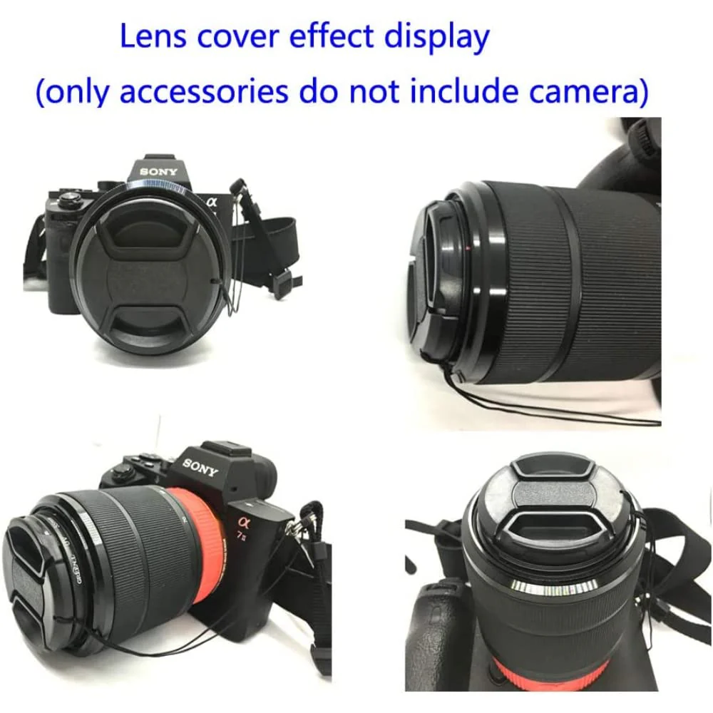 || 58mm Lens Cap for Panasonic Lumix G Vario 12-60mm f/3.5-5.6 ASPH. Power O.I.S. Lens, Panasonic Lumix G Vario 14-140mm f/3.5-5.6 ASPH. Power O.I.S. Lens and More Ø58 mm Lens Cap - Image 6