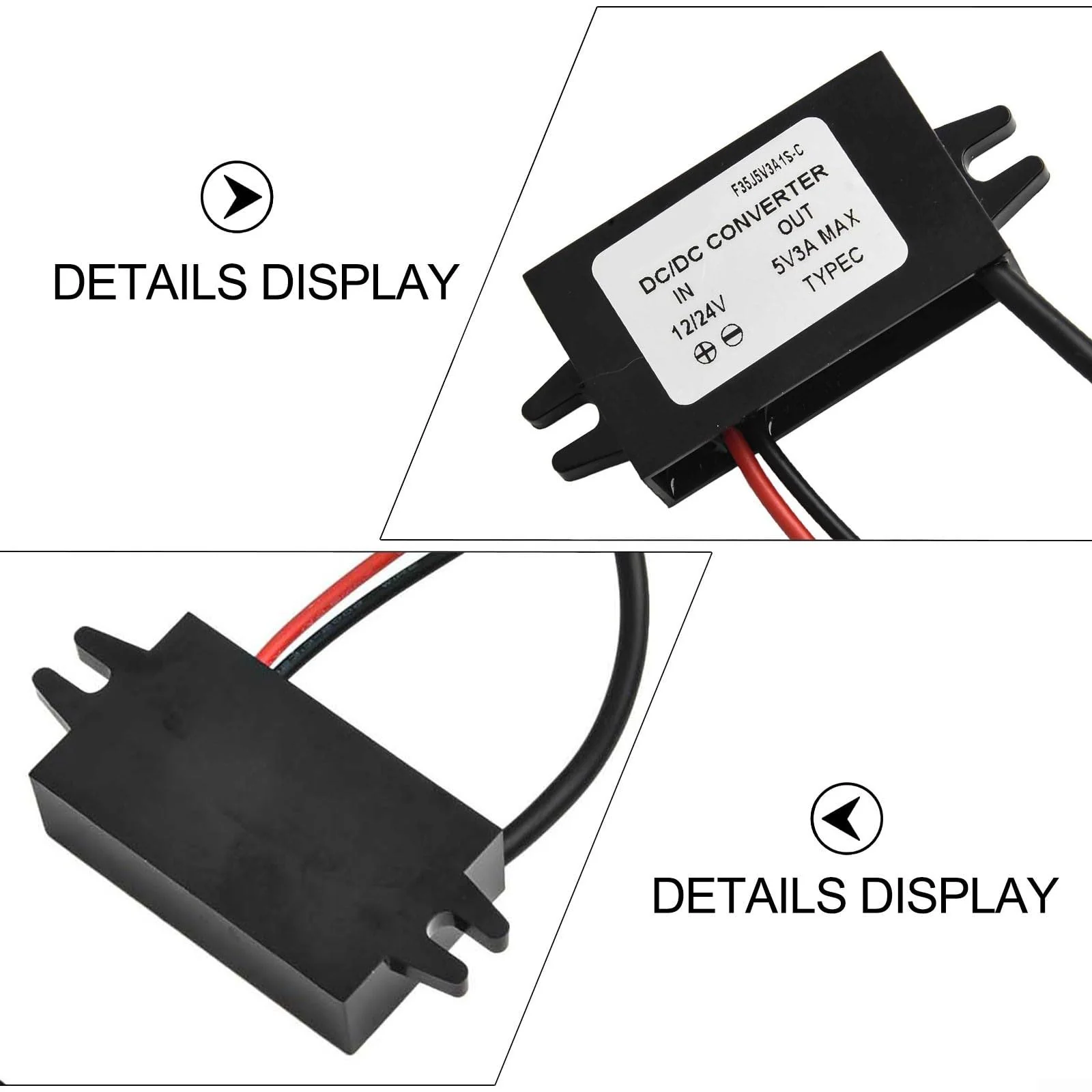 5A USB C Power Adapter, DC Converter from 12V/24V to 5V, Waterproof and Safe Charging Solution - Image 4