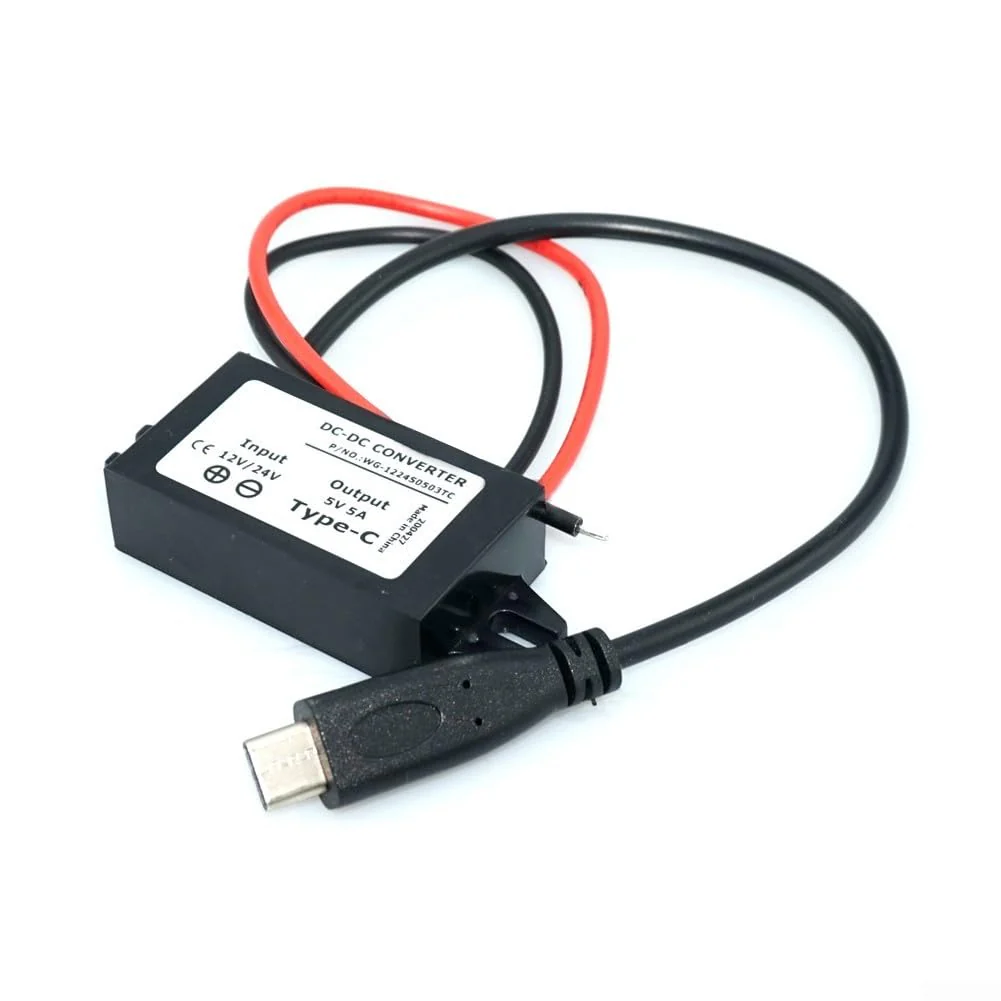 5A USB C Power Adapter, DC Converter from 12V/24V to 5V, Waterproof and Safe Charging Solution - Image 5
