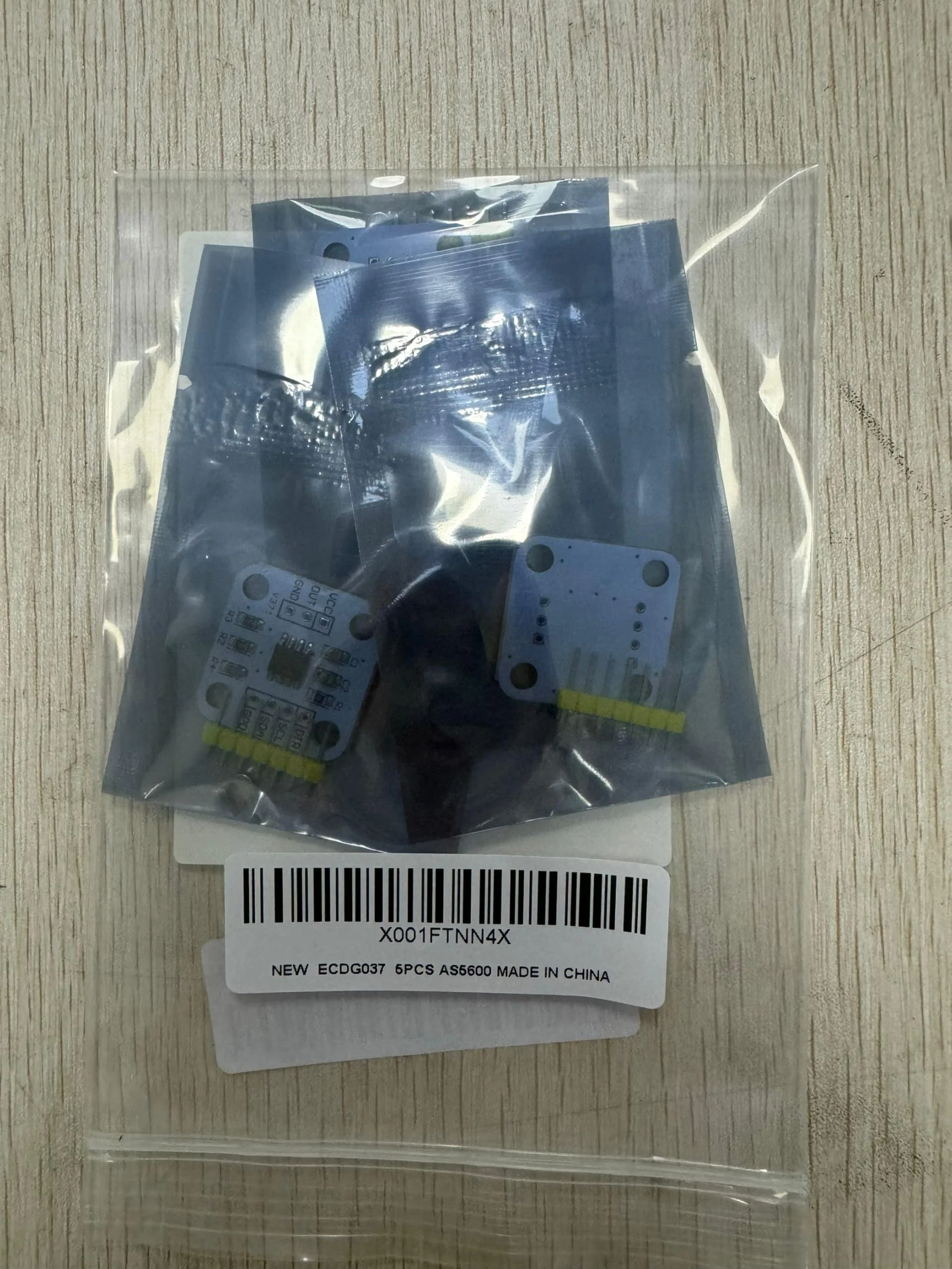 5Pc AS5600 Encoder Magnetic Induction Angle Measuring Sensor Module 12 Bit High Precision with Magnet (5 Pieces) 5 pieces. - Image 2