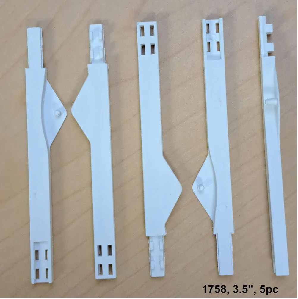 5pc - Shutter Clearview Joiner White (3 1/2" Long) 3 1/2" long - Image 4