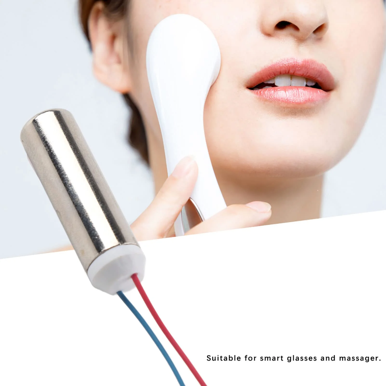 5pcs 14500rpm 0.14W 0.038A 3.7V Waterproof Vibrating Mini Motor Cylindrical Coreless Vibration Motor for Electric Toothbrush, Massager, Smart Glasses - Image 2