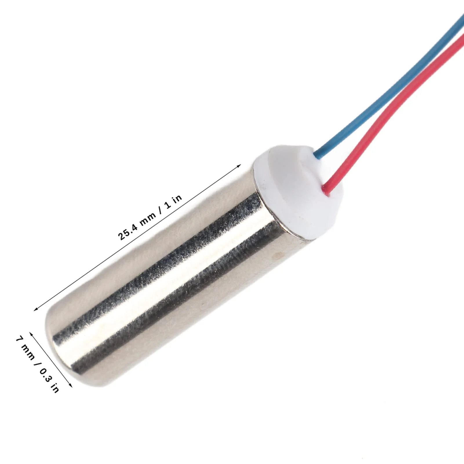 5pcs 14500rpm 0.14W 0.038A 3.7V Waterproof Vibrating Mini Motor Cylindrical Coreless Vibration Motor for Electric Toothbrush, Massager, Smart Glasses - Image 4
