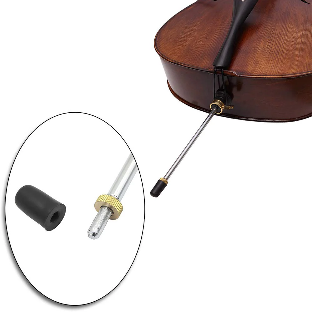 5pcs Cello Endpin Rubber Pad 6mm Black Rubber Tip for Double Bass - Image 5