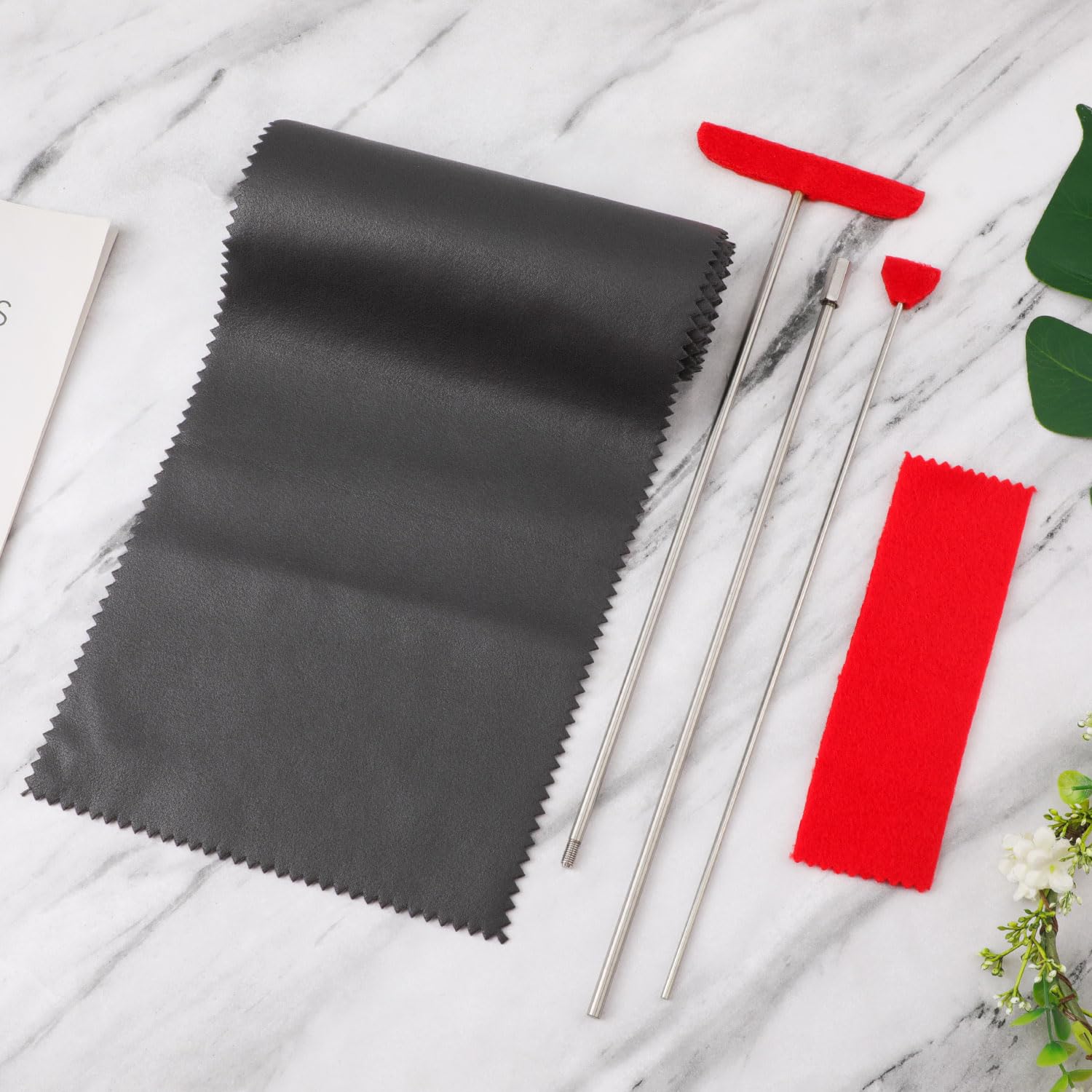 5pcs Grand Piano Soundboard Cleaning Tools, Includes Big & Small Brush Head Cleaning Tool Extension Rod Soft Fiber Polish Cloth, Piano Cleaner Kit (Black, Soundboard Dust Cover) Black, Soundboard Dust Cover - Image 6