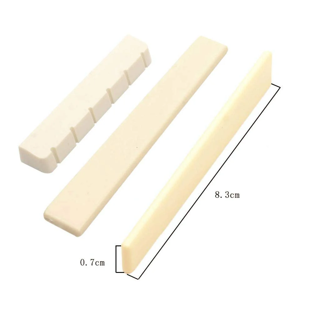 5Pcs Guitar Rosewood Bridge Saddle Nut & End Pin Set for 6 strings Classical Guitar Replacement Accessory - Image 7