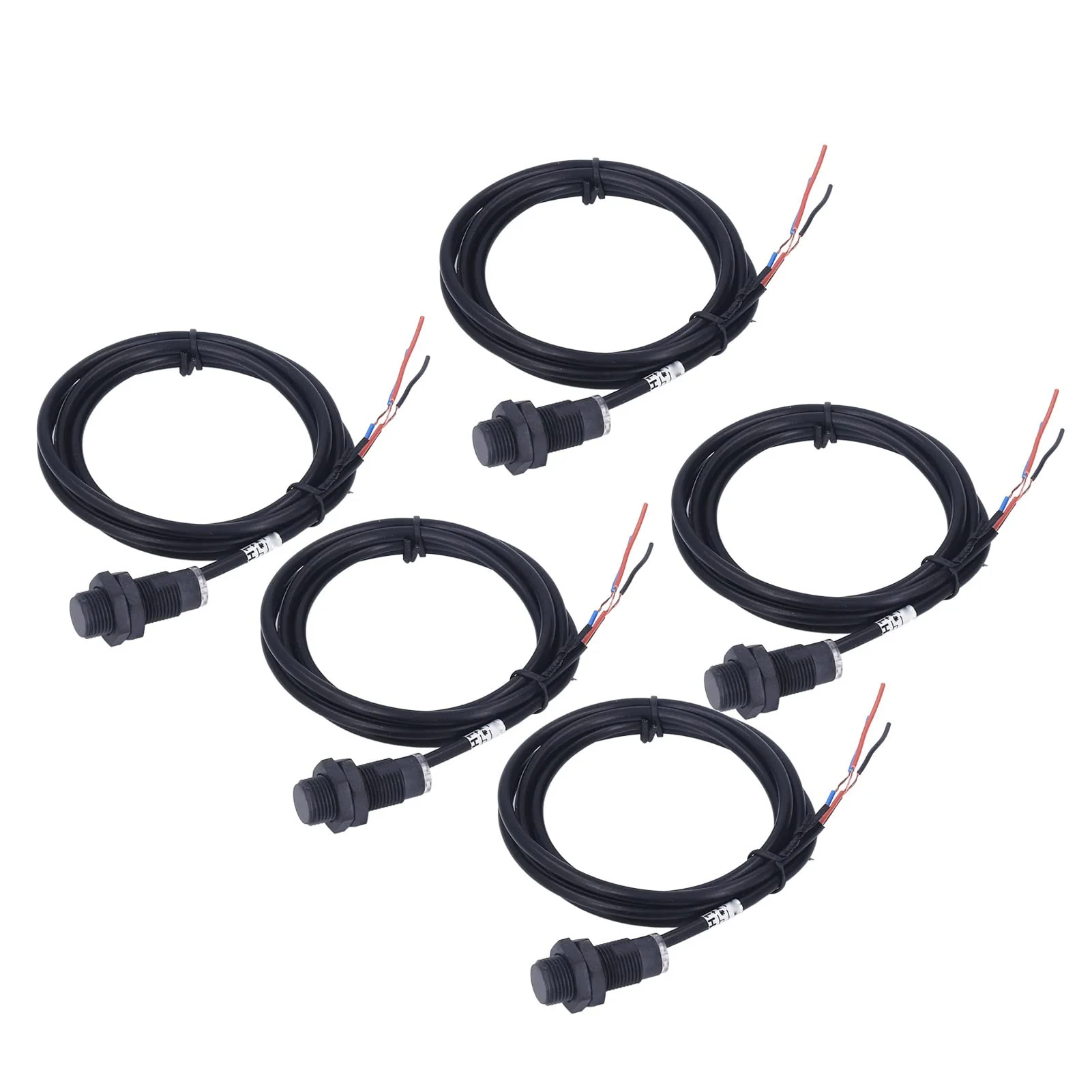 5pcs Hall Effect Sensor NPN Normally Open 10mm Sensor Hall Effect Proximity Sensor Switch DC 5-30V for Position Measurement of Pneumatics, Hydraulics, Cylinder and - Image 7