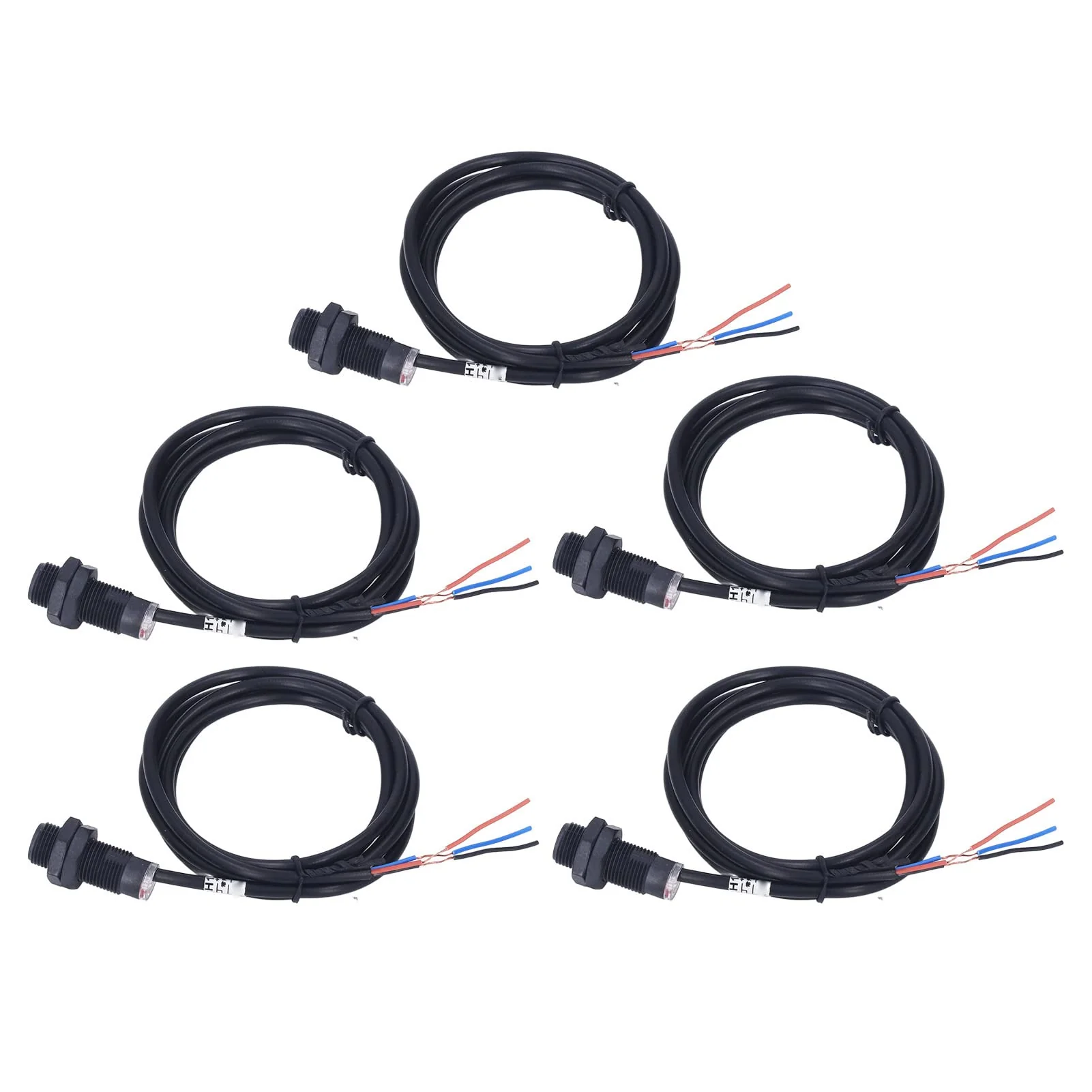 5pcs Hall Effect Sensor NPN Normally Open 10mm Sensor Hall Effect Proximity Sensor Switch DC 5-30V for Position Measurement of Pneumatics, Hydraulics, Cylinder and - Image 8