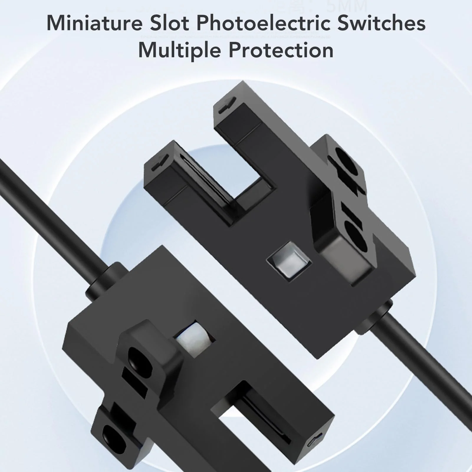5pcs U Shape Photocell Sensor Switch Slot Type Photoelectric Sensor Switch 5mm Detection Distance DC5-24V - Image 4