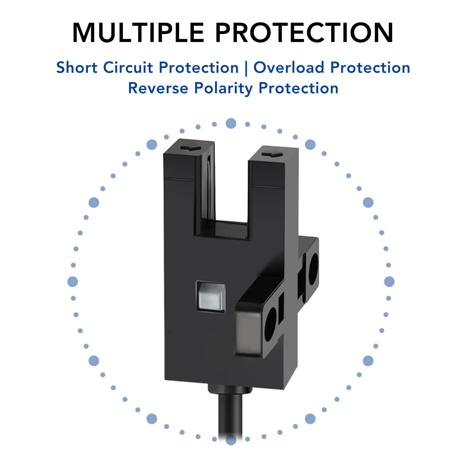 5pcs U Shape Photocell Sensor Switch Slot Type Photoelectric Sensor Switch 5mm Detection Distance DC5-24V - Image 6