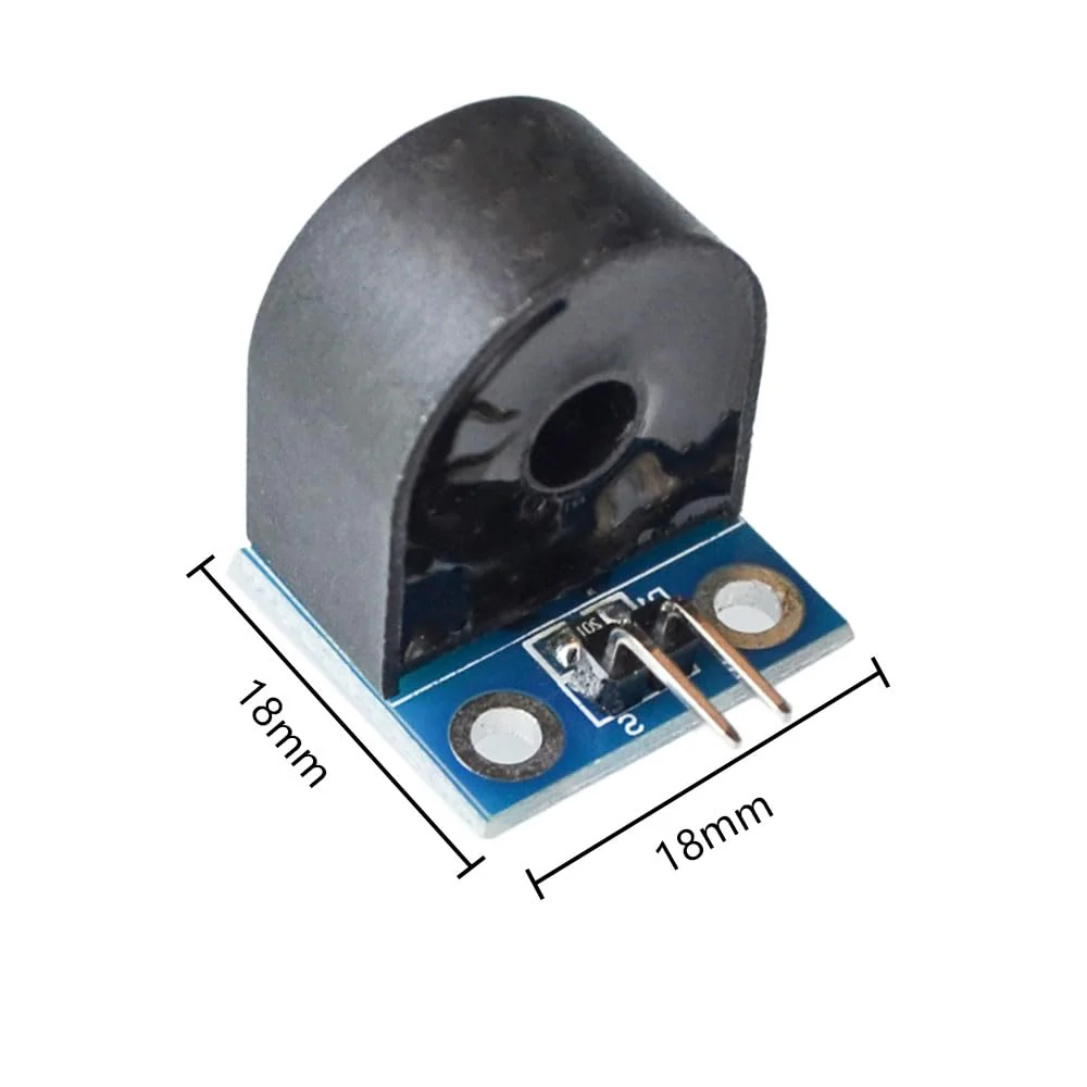 5pcs ZMCT103C 5A Current Sensor Single-Phase Micro Current Transformer Module, AC Active Precision Output Card 5mA Max 3000V Measurement, with Cable, for Arduino - Image 2