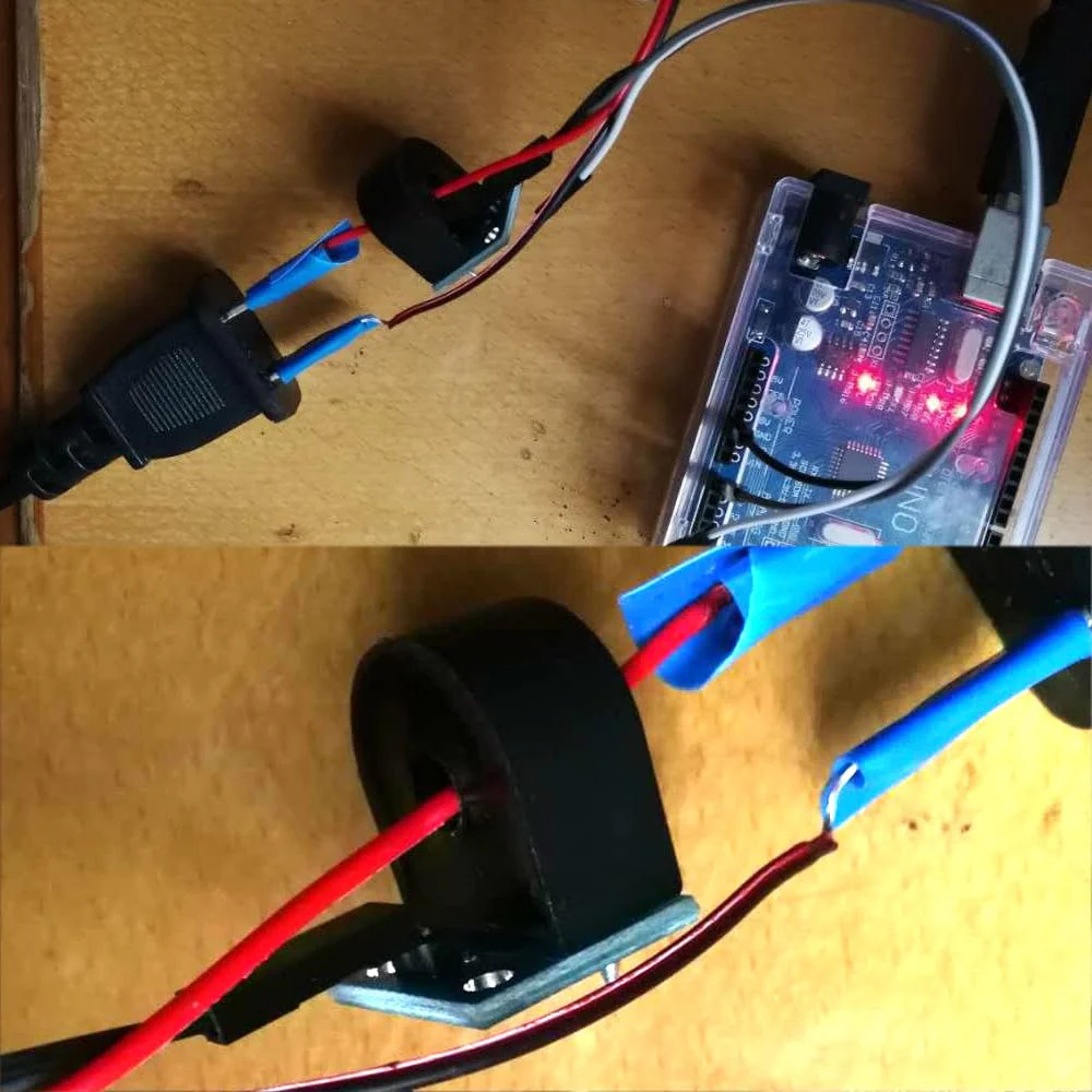 5pcs ZMCT103C 5A Current Sensor Single-Phase Micro Current Transformer Module, AC Active Precision Output Card 5mA Max 3000V Measurement, with Cable, for Arduino - Image 6