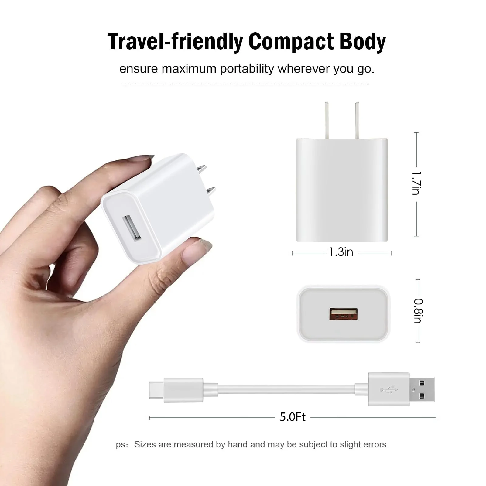 5V 2A Wall Charger Adapter for AirPods 4 4th Generation,AirPods Max 2024 Headphone,AirPods Pro 2/2nd 2023 Earbuds, iPad 10th Gen, iPhone 16 15 Pro Carplay USB a to USB C Charger Charging Cord Cable 5 feet new models - Image 5