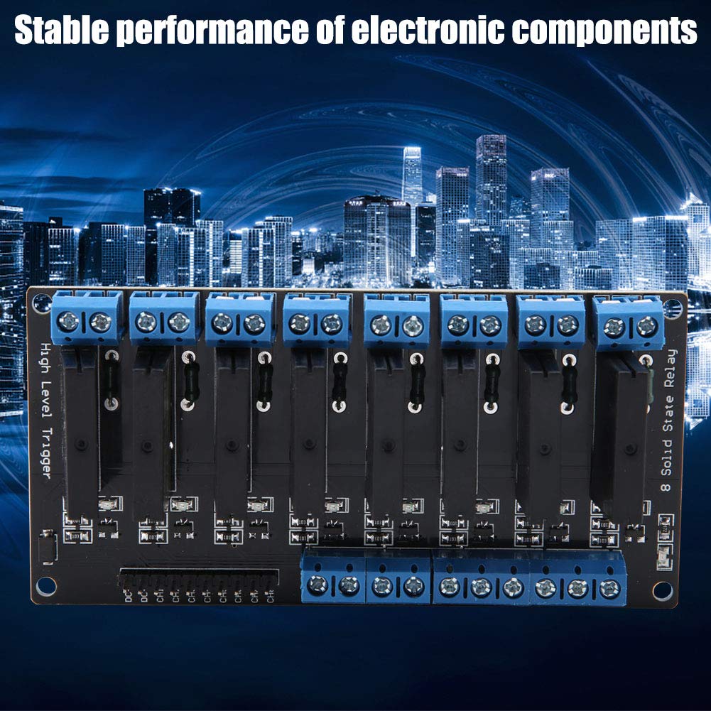 5V 8 Channel Solid State Relay Module High Level Trigger 2A with Resistive Fuse - Image 5