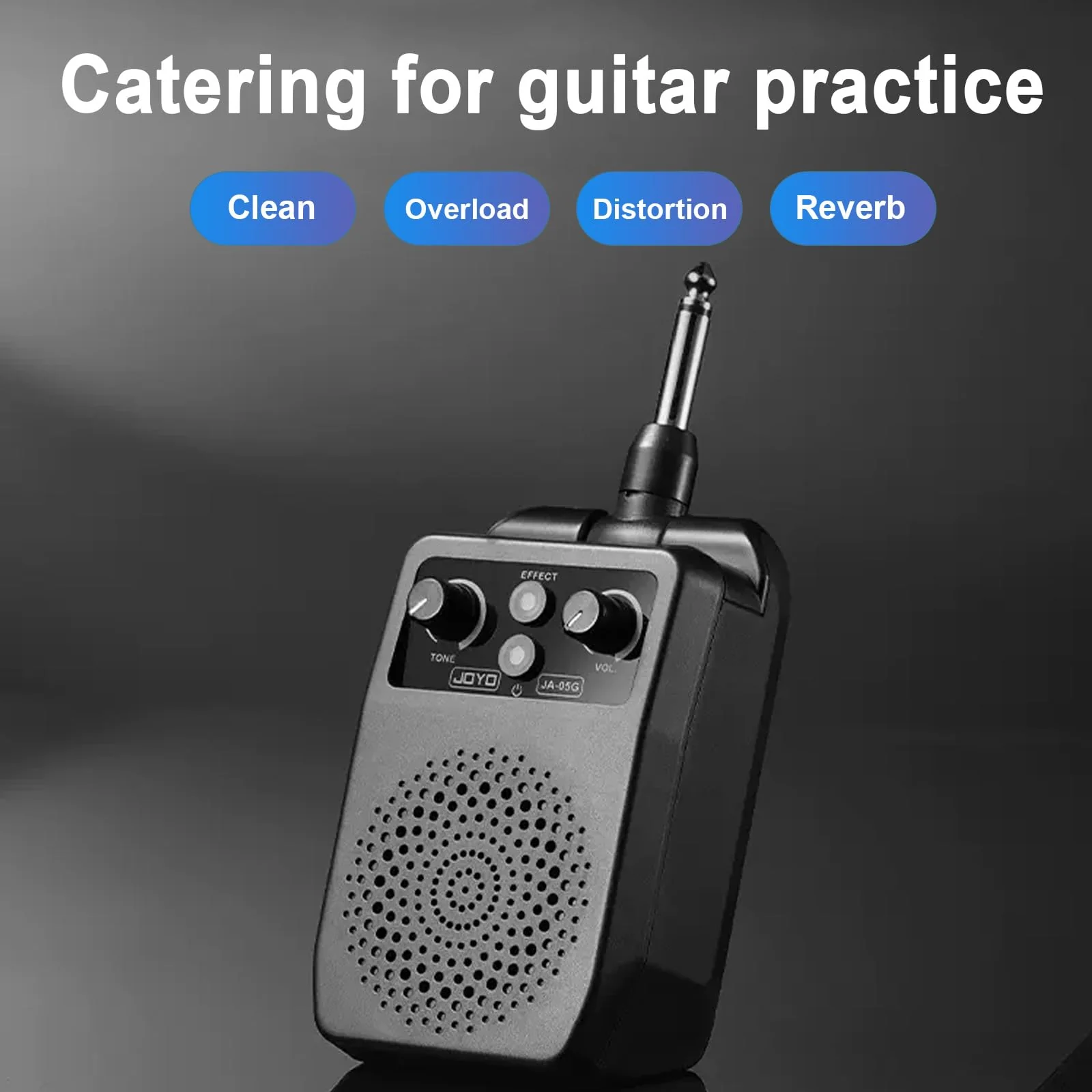 5W JA-05G Mini Electric Guitar Amp - Portable Bluetooth Practice Amp with 4 Effects - Image 6