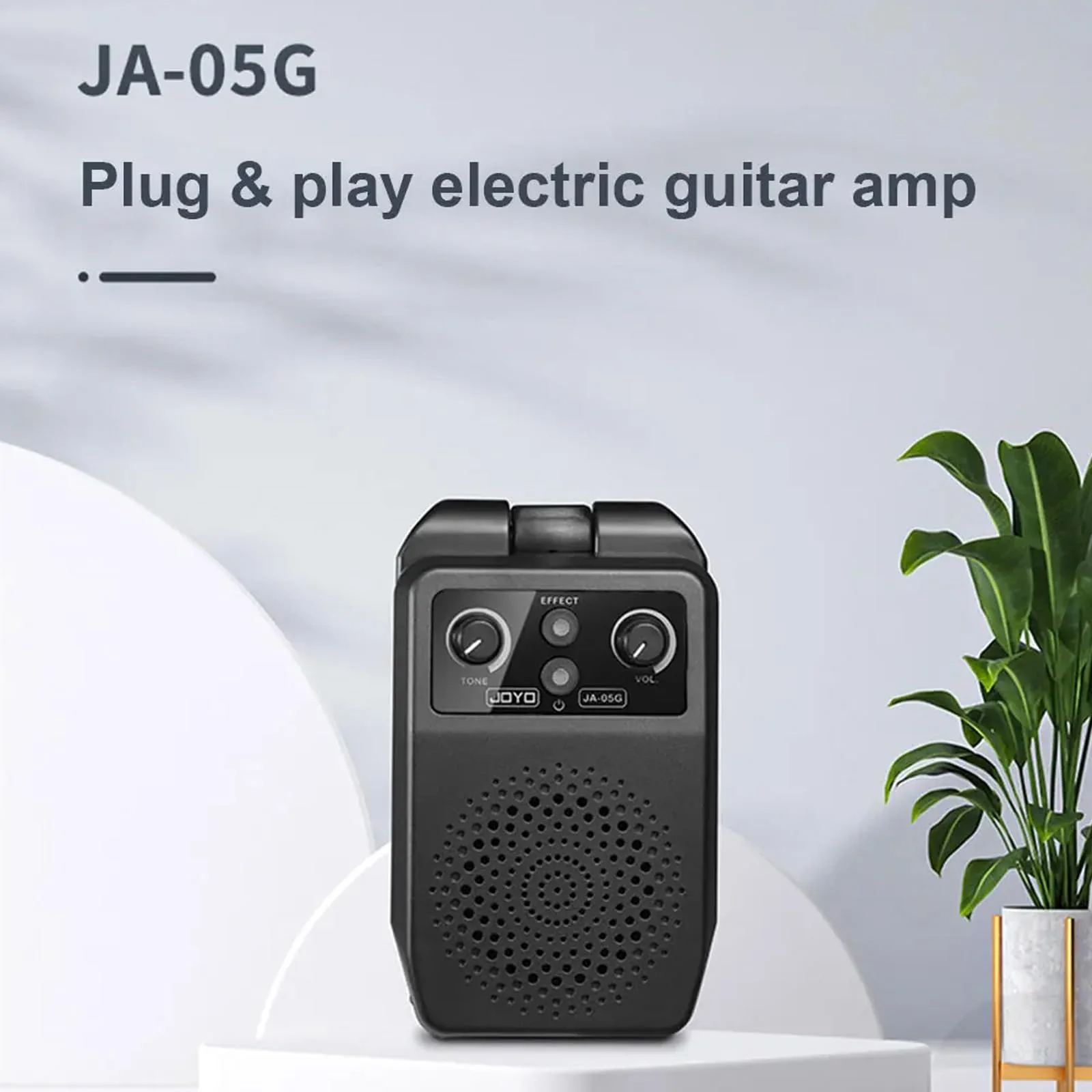 5W JA-05G Mini Electric Guitar Amp - Portable Bluetooth Practice Amp with 4 Effects - Image 7