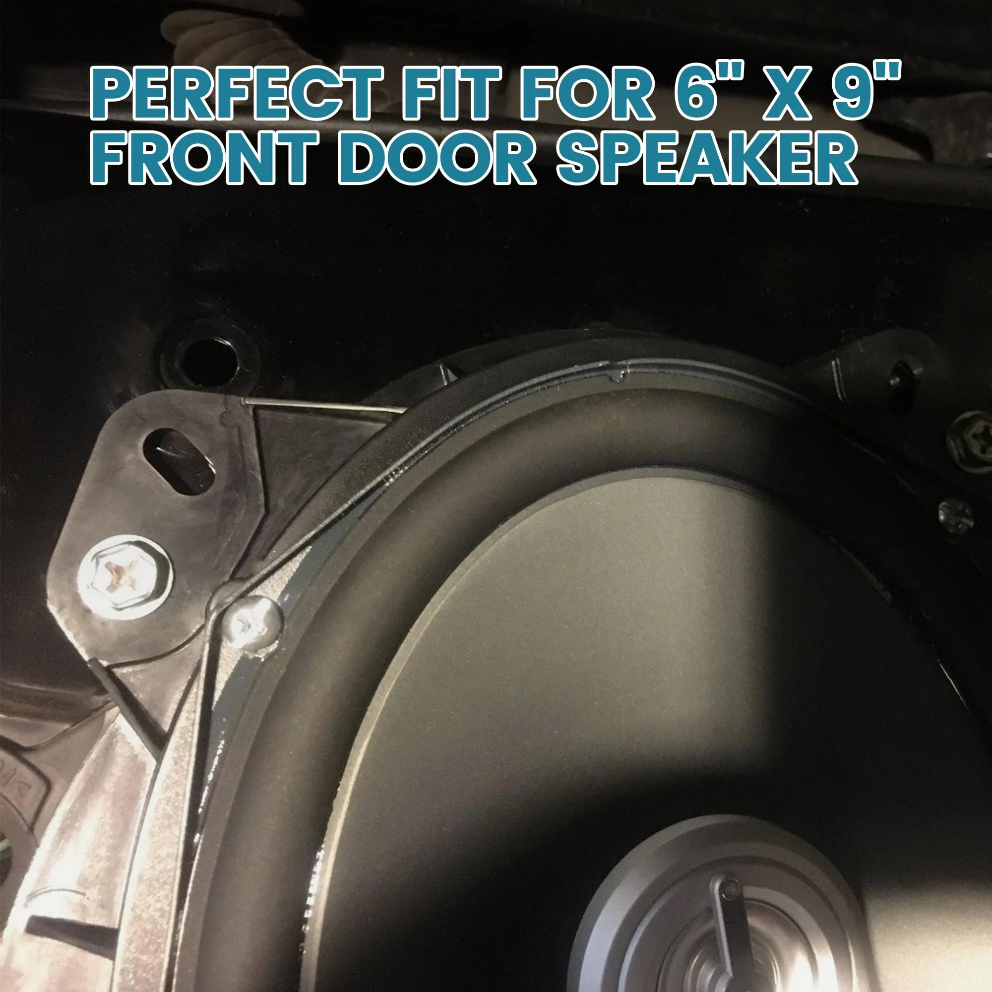 6×9 Inch Front Door Speaker Spacer Bracket Adapter for Select 2003-2014 Toyota Camry/Avalon/ 4Runner Lexus Gx/Rx, 6×9” Speaker Ring Adapter Solid Plastic Aftermarket Speaker Adapter - Image 6