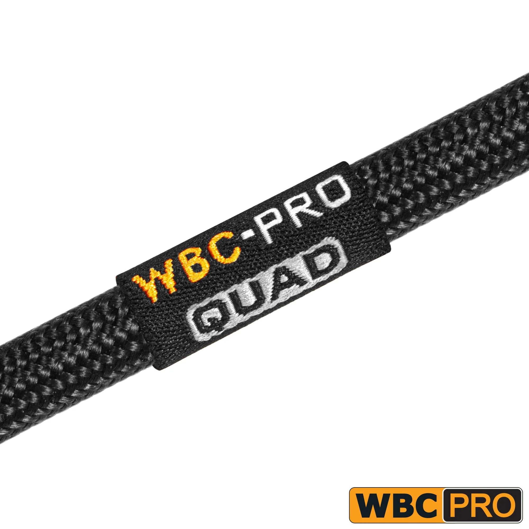 6 Foot - WBC-PRO-Quad Ultra-Silent Ultra-Flexible Balanced Star-Quad Cable with Neutrik Male & Female XLR Plugs & Black Tweed Jacket - Image 4