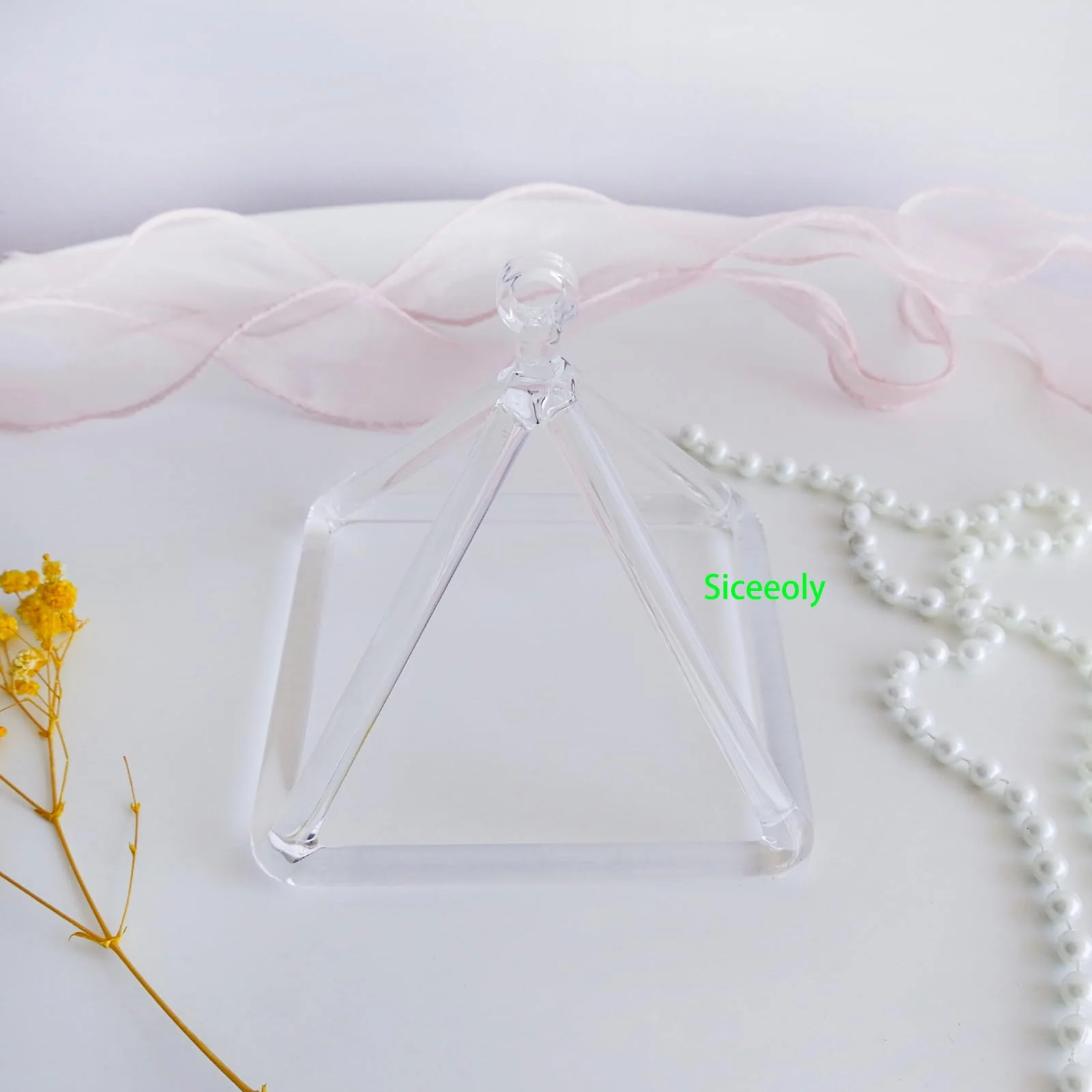 6 Inch Clear Quartz Crystal Singing Pyramid Healing Musical Instrument For Sound Healing Meditation With Crystal Singing Bowl Striker 6 inch - Image 3