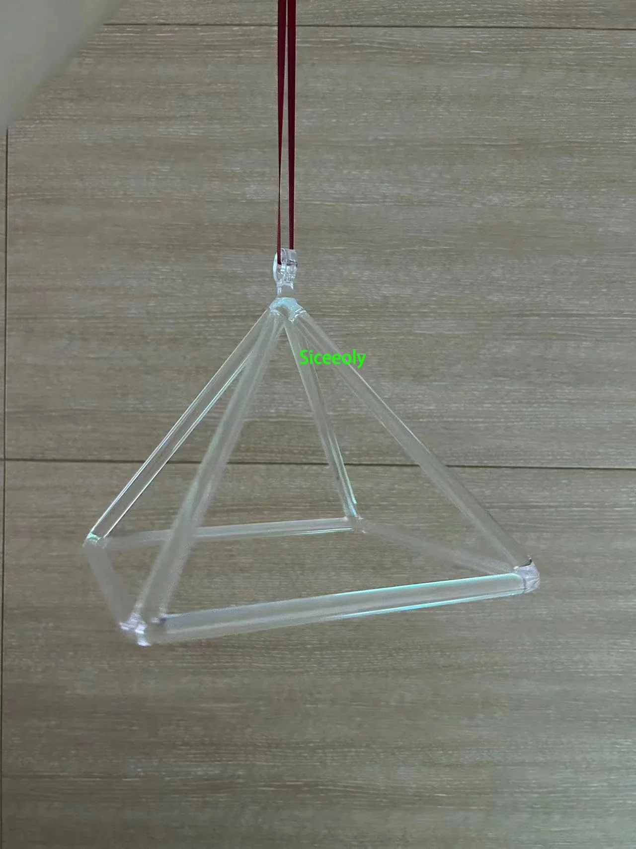 6 Inch Clear Quartz Crystal Singing Pyramid Healing Musical Instrument For Sound Healing Meditation With Crystal Singing Bowl Striker 6 inch - Image 7