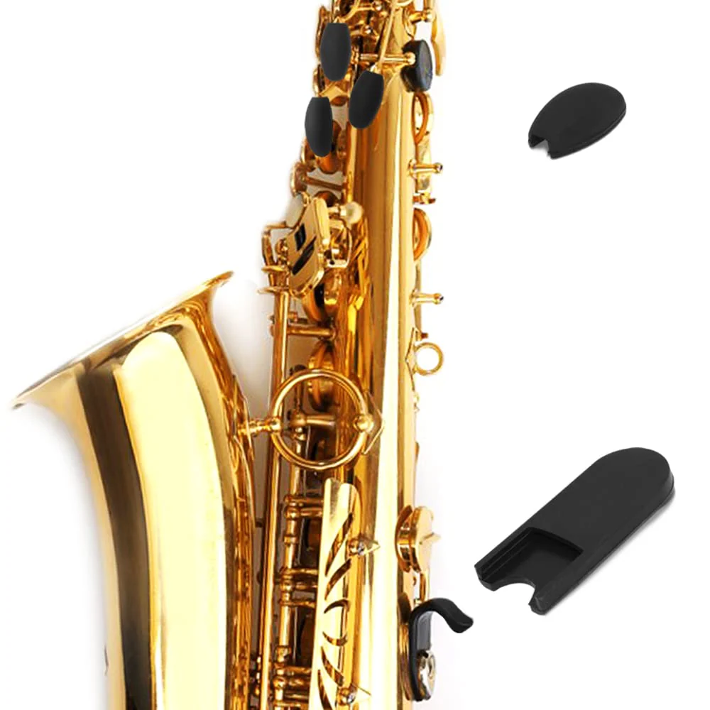 6 pcs Alto Saxophone Thumb Rest, findTop Saxophone Accessories, Clarinet Thumb Rest Cushion, Tenor Saxophone, Baritone Saxophone(Black) - Image 6