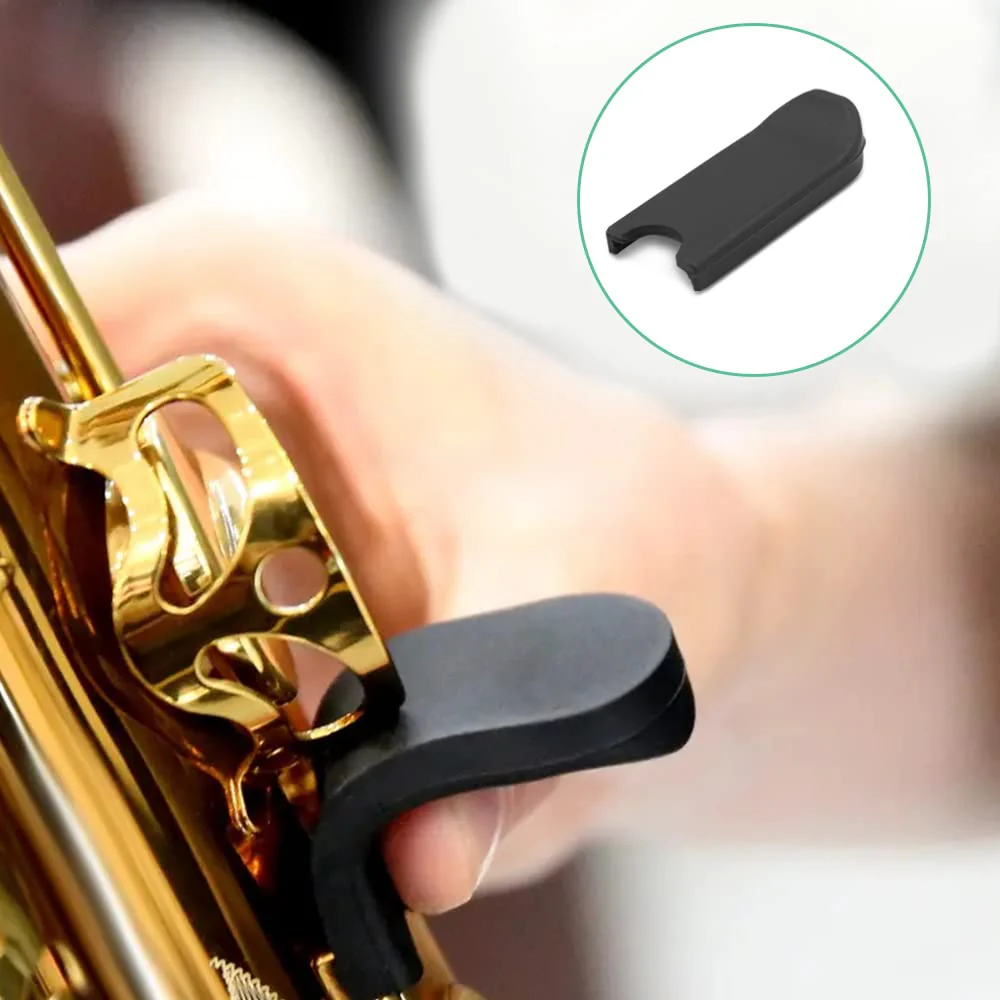 6 pcs Alto Saxophone Thumb Rest, findTop Saxophone Accessories, Clarinet Thumb Rest Cushion, Tenor Saxophone, Baritone Saxophone(Black) - Image 8
