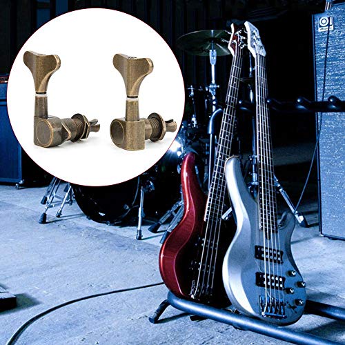 6 Pcs Electric Bass Tuning Pegs Tuning Key Tuning Pegs All Sealed Fishtail 3L+3R Instrument Accessory - Image 3