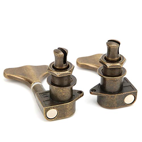 6 Pcs Electric Bass Tuning Pegs Tuning Key Tuning Pegs All Sealed Fishtail 3L+3R Instrument Accessory - Image 7