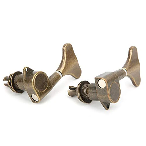 6 Pcs Electric Bass Tuning Pegs Tuning Key Tuning Pegs All Sealed Fishtail 3L+3R Instrument Accessory - Image 9