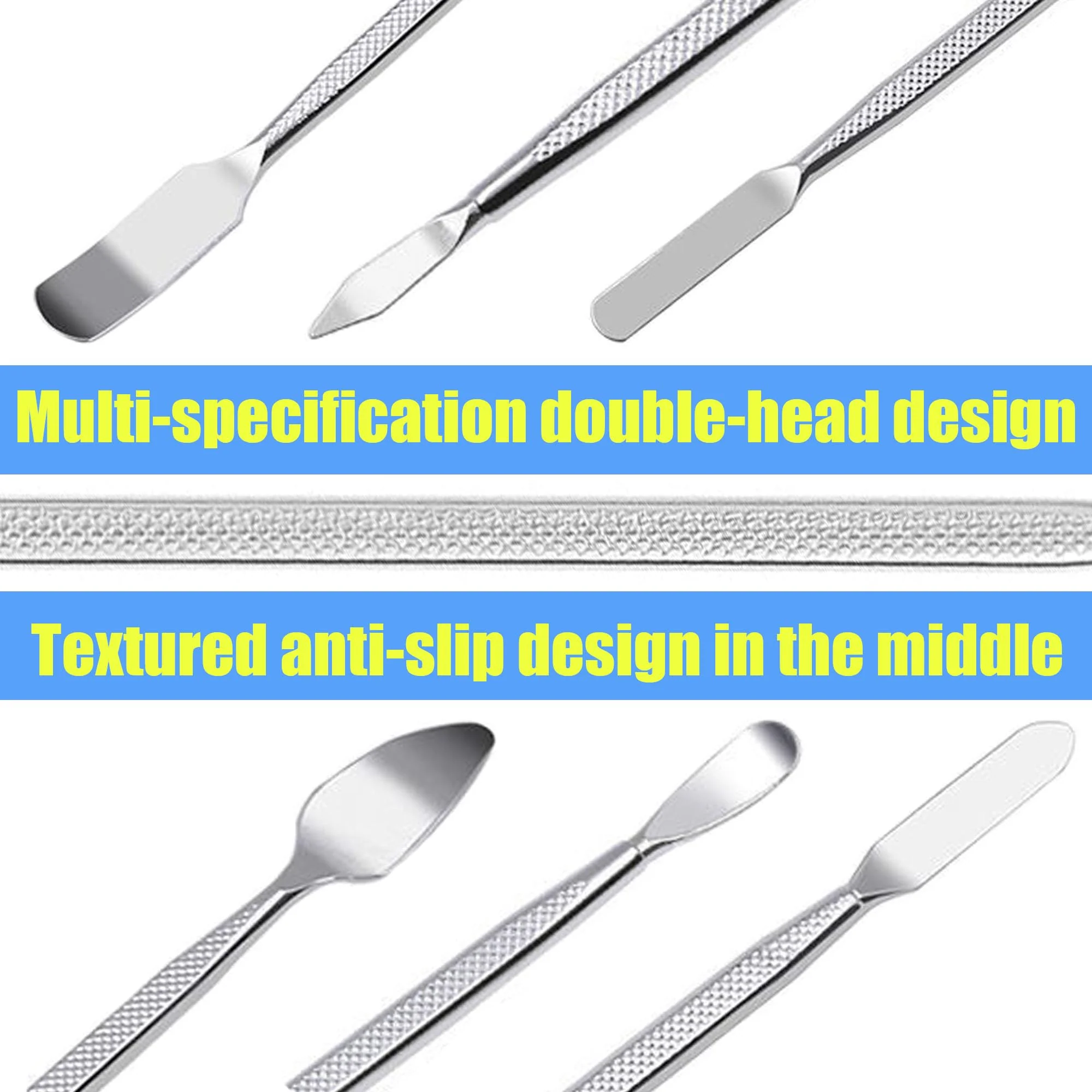 6 Piece Metal Spudger Pry Tool Kit for Electronics Repair with Laptop, Cell Phone, Tablet, Computer, Electronics Repair - Image 2