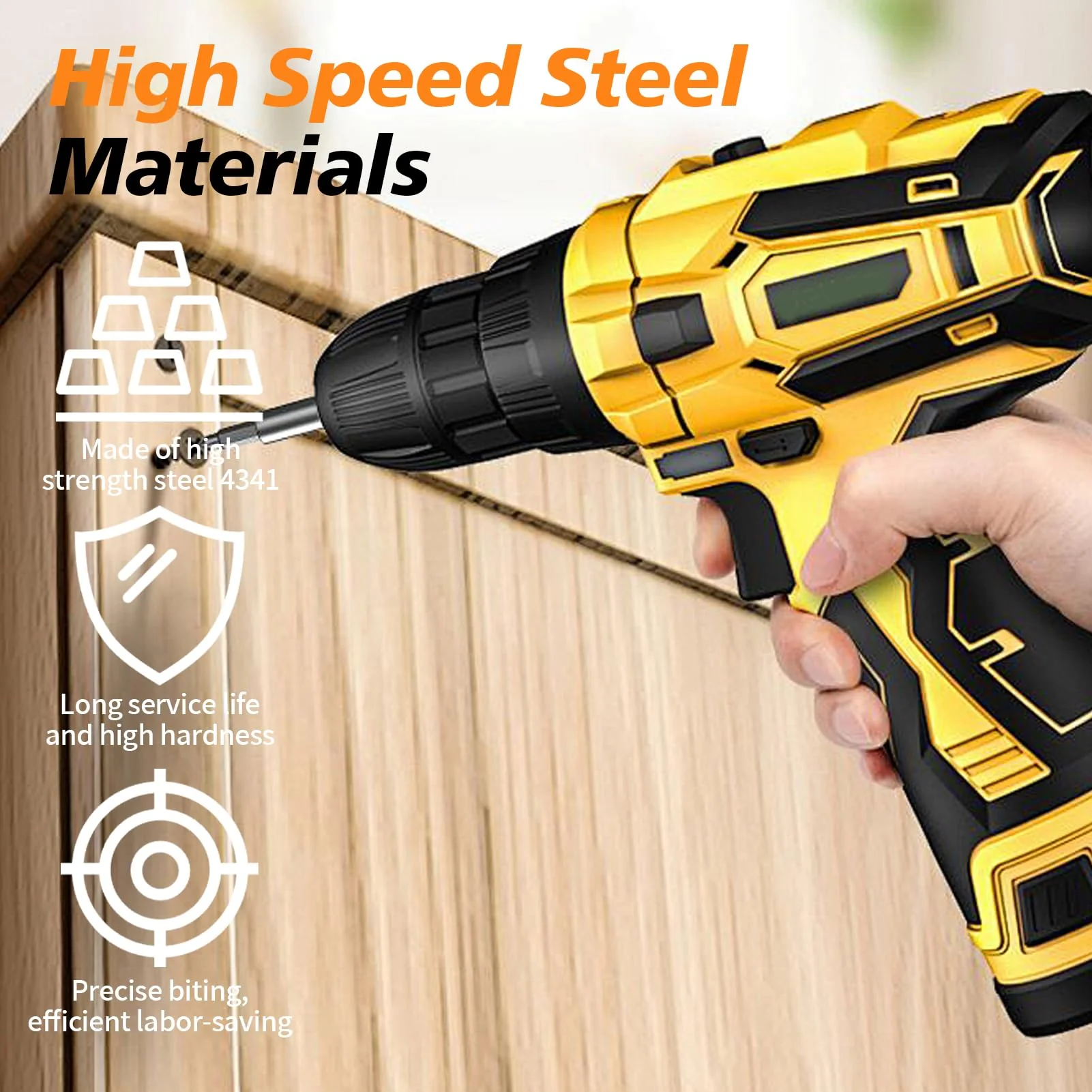 6 Piece Screw Extractor Set, Damaged Screw Remover Extractor, Double Head Left Extractor Set, Multiple for Removing Slightly Damaged Screws, Made of HSS 4341 - Image 5