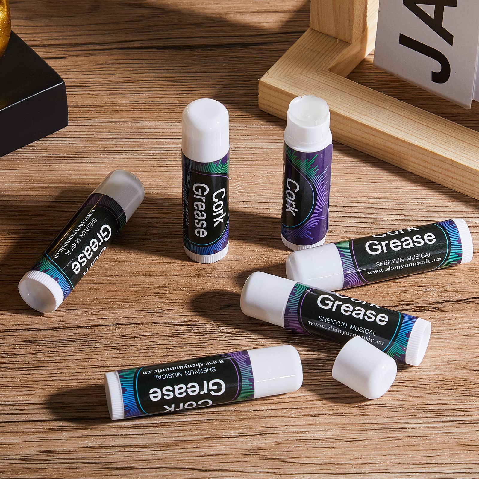 6 Pieces Cork Grease for Clarinet Flute Grease Lubricant Tube Clarinet Cleaning and Care Product Woodwind Instruments Accessory for Saxophone Clarinet Flute Supplies - Image 6