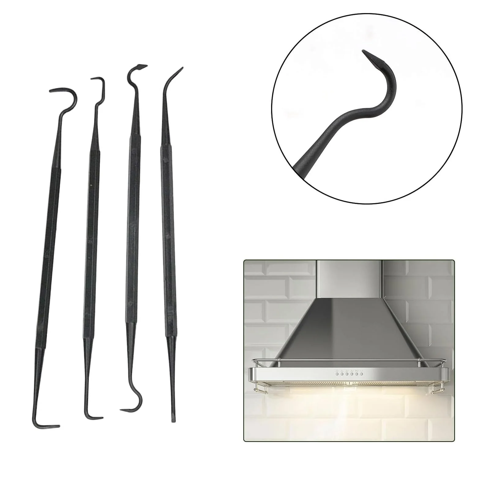 6 Pieces Metal Brush with Double Ended + 4 Pieces Cleaning Tips, Mini Metal Brushes for Cleaning Slag and Roller - Image 5