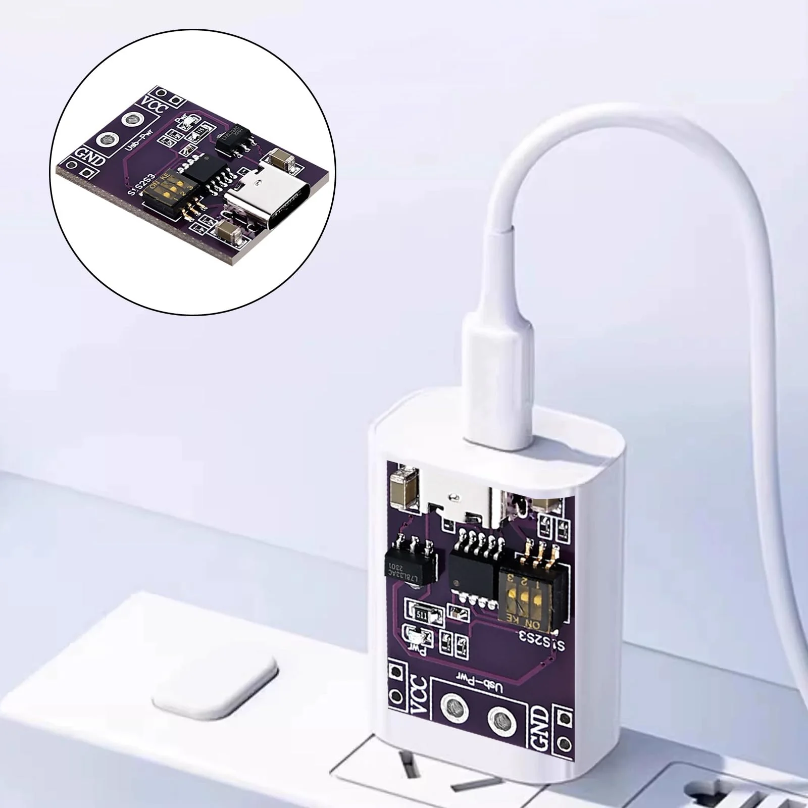 6 Pieces QC/PD/AFC Power Supply Trigger Module: Fast Charge Trigger USB-C 5V 9V 12V 15V 20V DC Spoof Scam Fast Charge Trigger Polling Detector USB-PD Notebook Power Supply Change Board Module 6 - Image 6