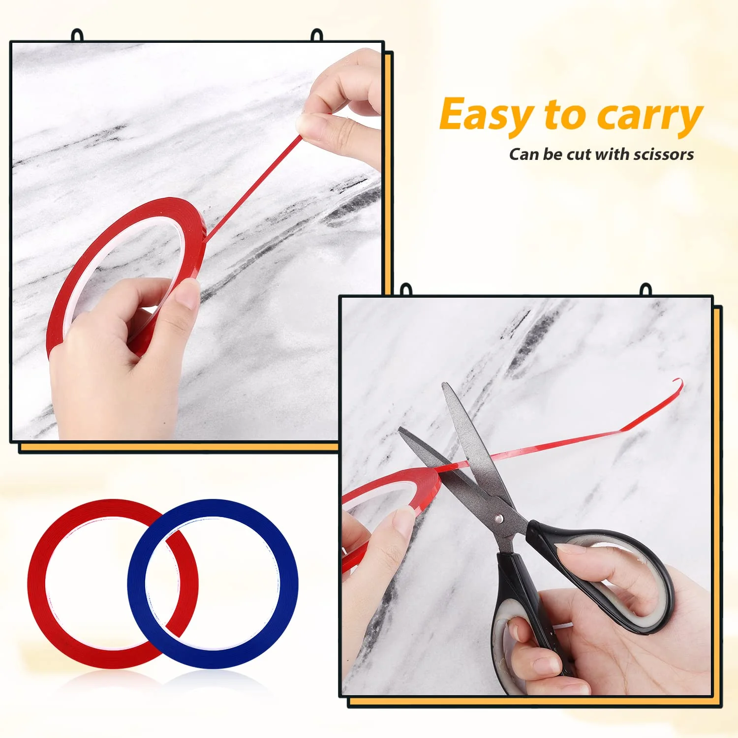 6 Rolls Violin Tape Fingerboard, 216 ft/66m Cello Tape Instrument Fingering Tape Violin Tape for Beginners Fretboard Orchestral Instruments (6 Colors) - Image 4