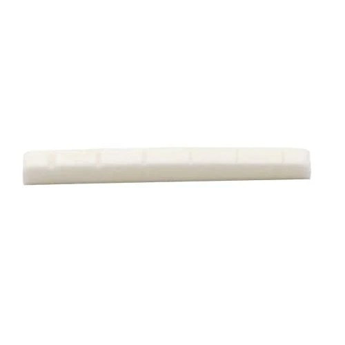 6 String Electric Guitar Nut Flat Bottom Slotted Bone Nuts for Guitar Replacement Parts Accessories (42x3.5x4.5/3.5mm) 42x3.5x4.5/3.5mm - Image 2