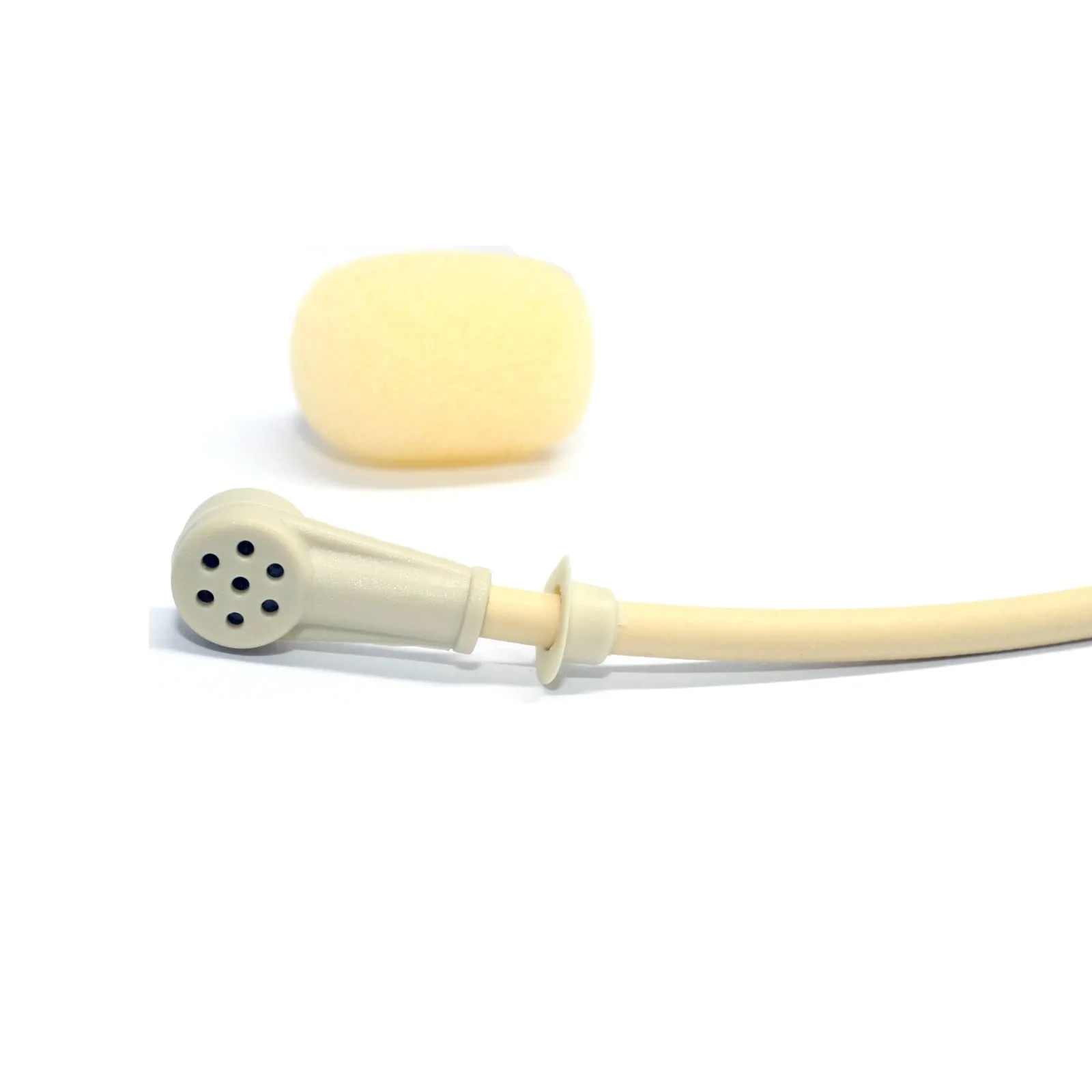 6028 Headset Microphone Headworn Condenser Mic for Shure Wireless System Bodypack Transmitter,Beige - Uni-Directional - Image 5