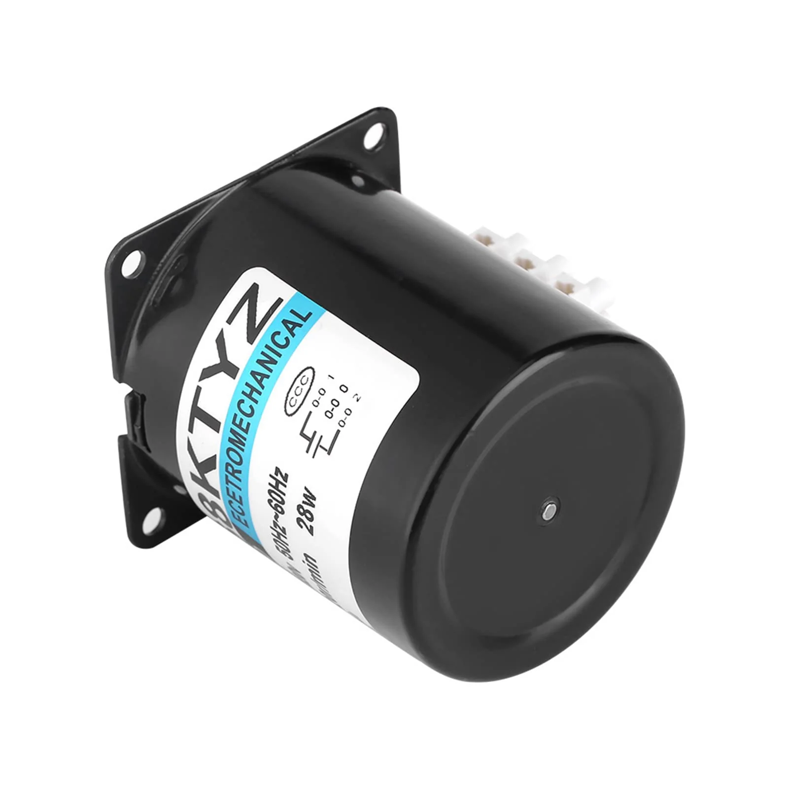 60KTYZ Synchronous Gear Motor AC 220V 2.5/20/30/110RPM CW/CCW Torque Direction Control 28W Reduction Motor (2.5RPM) 2.5RPM - Image 7