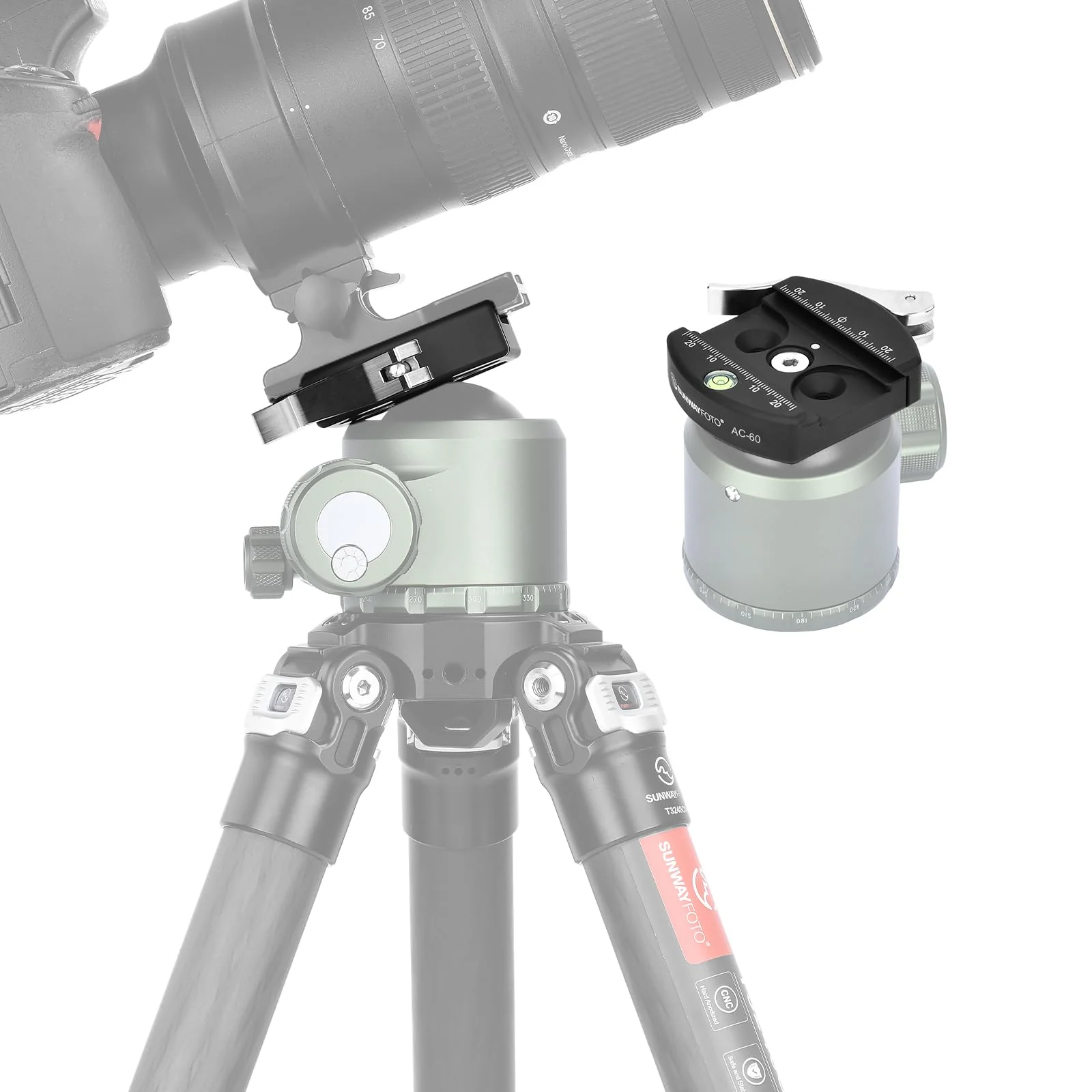 60mm Arca Swiss Quick Release Lever Clamp, 2501 - Image 9