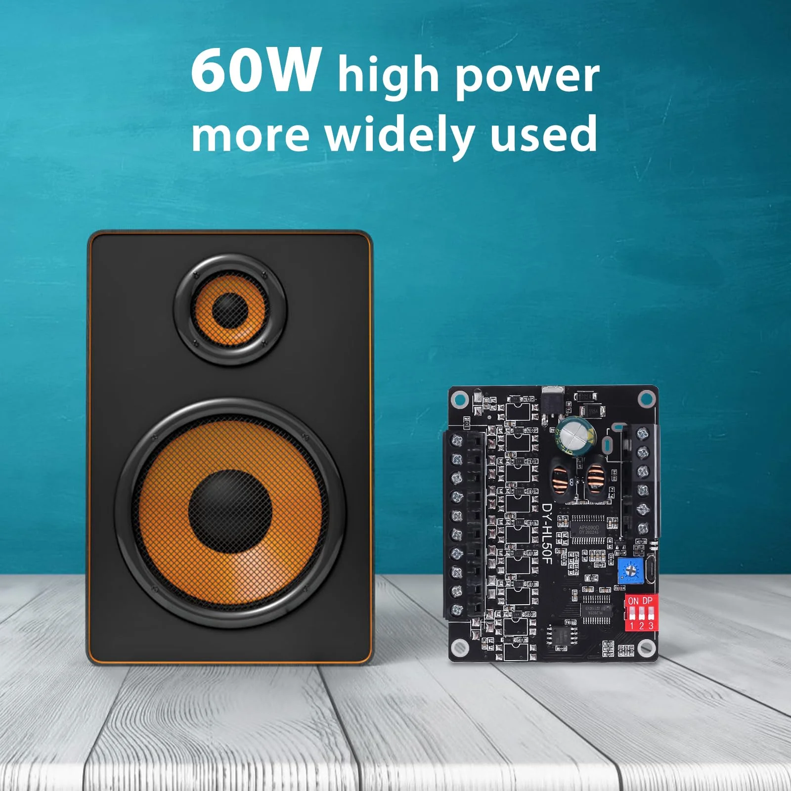 60W Voice Playback Module, PEMENOL DC 9-24V High Power Music Player Mp3 Trigger Amplifier 64Mbit Flash Storage Sound Board Support Sound and Light Alarm Present Electronics DIY 60W Biult-in Storage - Image 6
