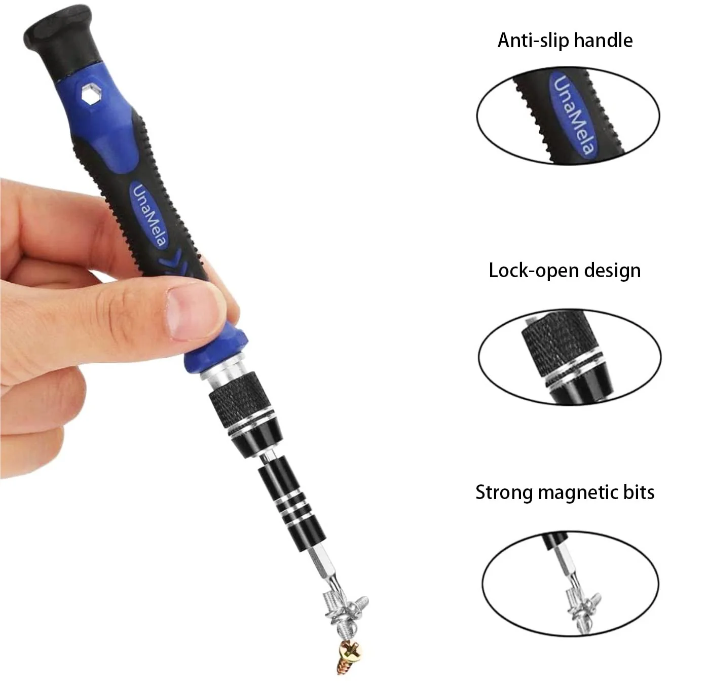61 in 1 Professional Computer Repair Screwdriver Set, Precision PC, Laptop Repair Tool Kit, with 56 Magnetic Bit and Flexible Shaft, Suitable for Macbook, Tablet, PS4, Xbox Controller Repair - Image 2
