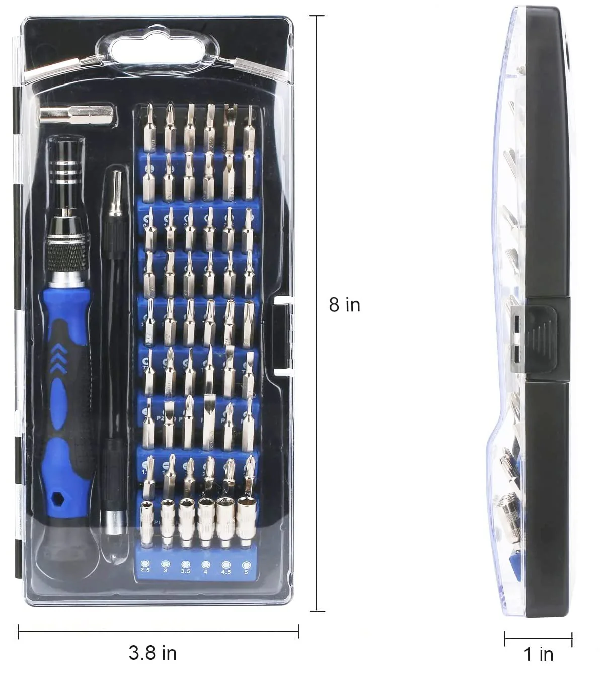 61 in 1 Professional Computer Repair Screwdriver Set, Precision PC, Laptop Repair Tool Kit, with 56 Magnetic Bit and Flexible Shaft, Suitable for Macbook, Tablet, PS4, Xbox Controller Repair - Image 7
