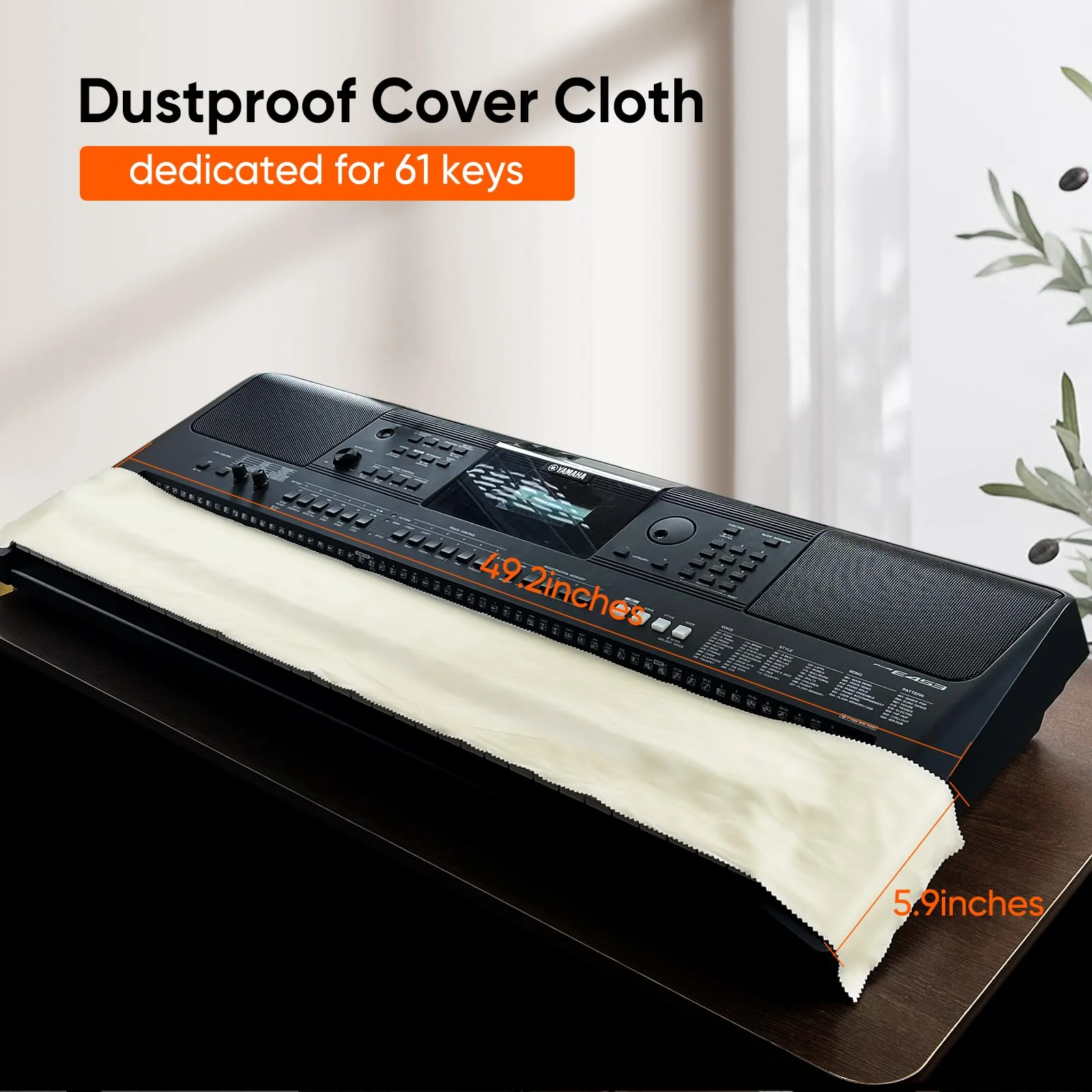 61 Keyboard Notes Guide with Black Keys Semitones,Non-Sticky Electric Piano Stickers with Dust Cover and Box,Easter Basket Stuffers-Color Double Spines 61-color - Image 7