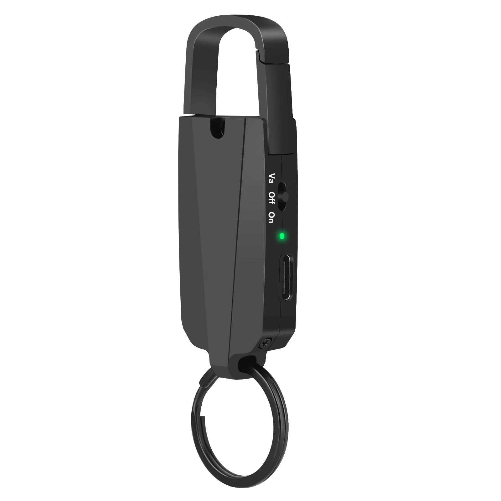 64GB Digital Voice Recorder with Playback - Keychain Voice Activated Recorders Audio Recording Device - 760 Hours Capacity for Lectures Meetings Music 64GB