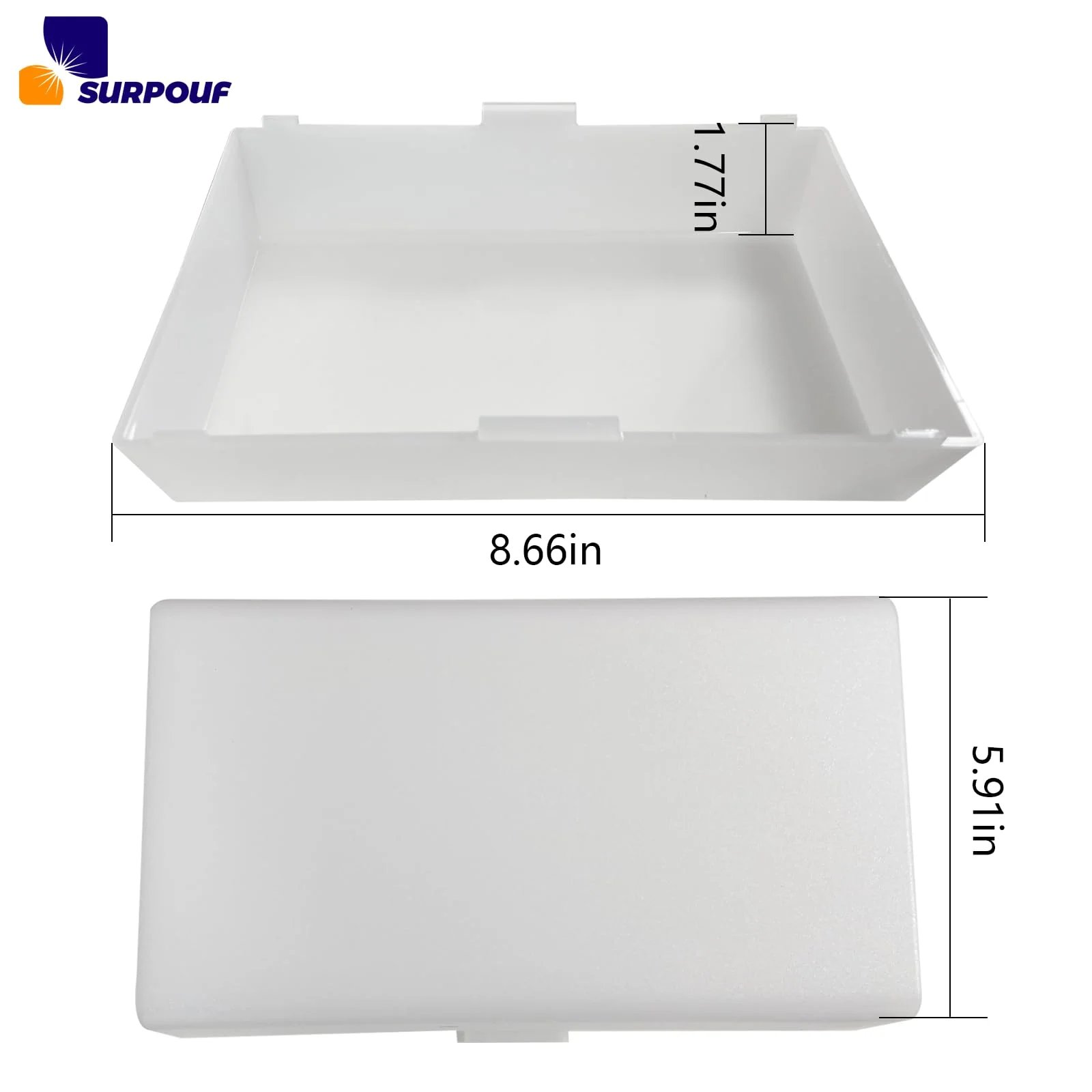 65776000 S65776000 Light Lens Plastic Cover for Exhaust Fans Fits For 663LN, 669LN, H965,VF305CN, VH-330 Vent Hood - Image 2