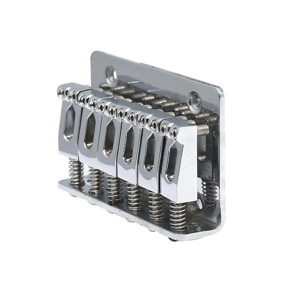 65mm Hardtail Bridge Top Load Guitar Saddle Tailpiece for 6 String Tele Strat Style Electric Guitar - Image 2