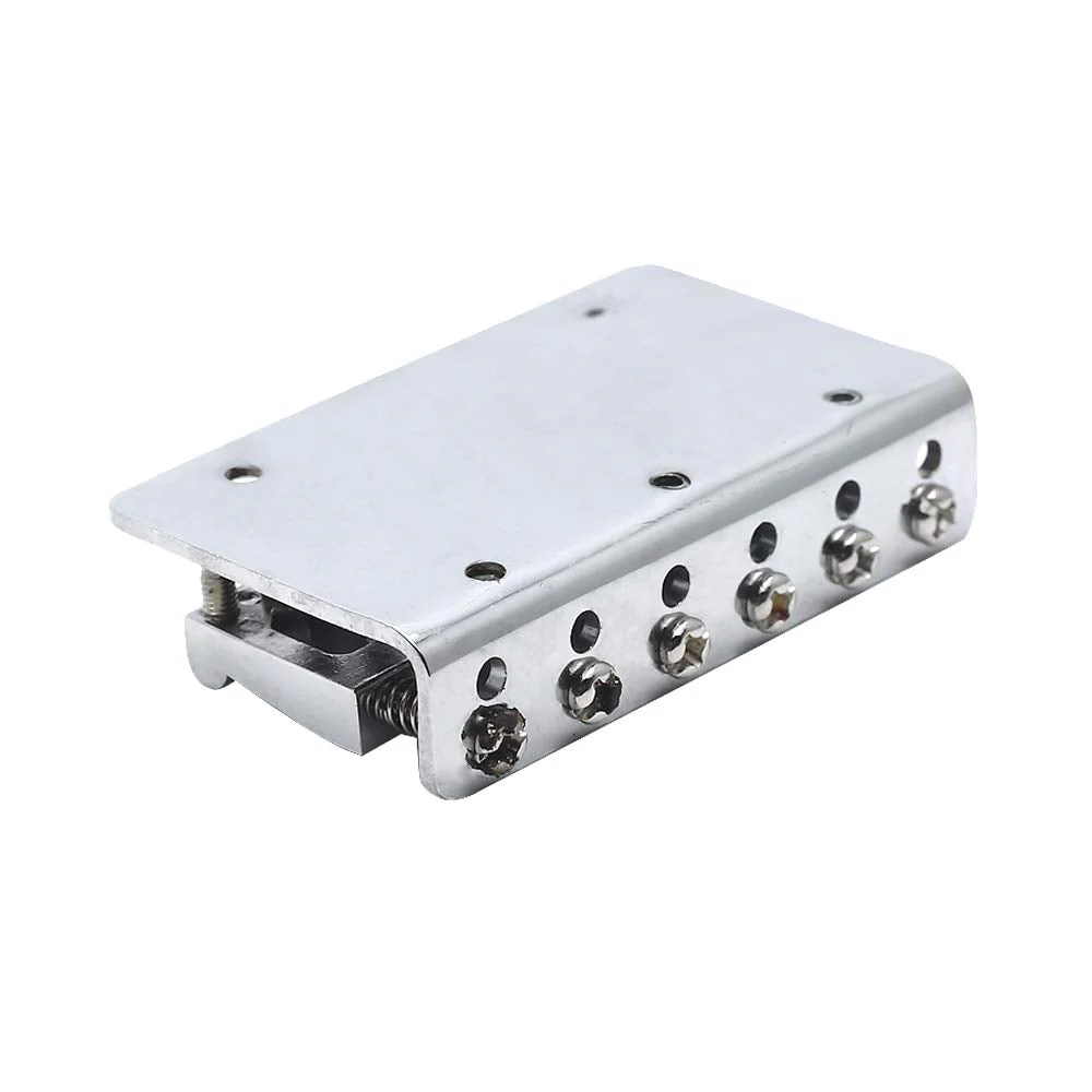 65mm Hardtail Bridge Top Load Guitar Saddle Tailpiece for 6 String Tele Strat Style Electric Guitar - Image 3