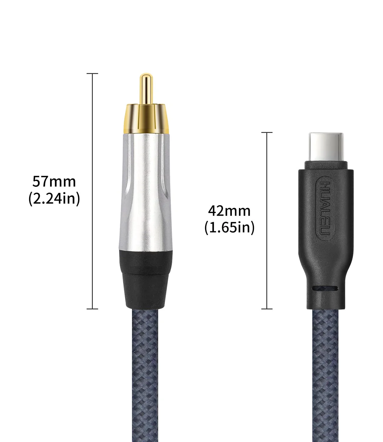 6FT USB c to Coaxial Cable Male Type-c to Digital coaxial Audio Adapter, It can Output 32-bit/384kHz Digital Audio Signals for dac amp Sound Preamp Amplifier - Image 7