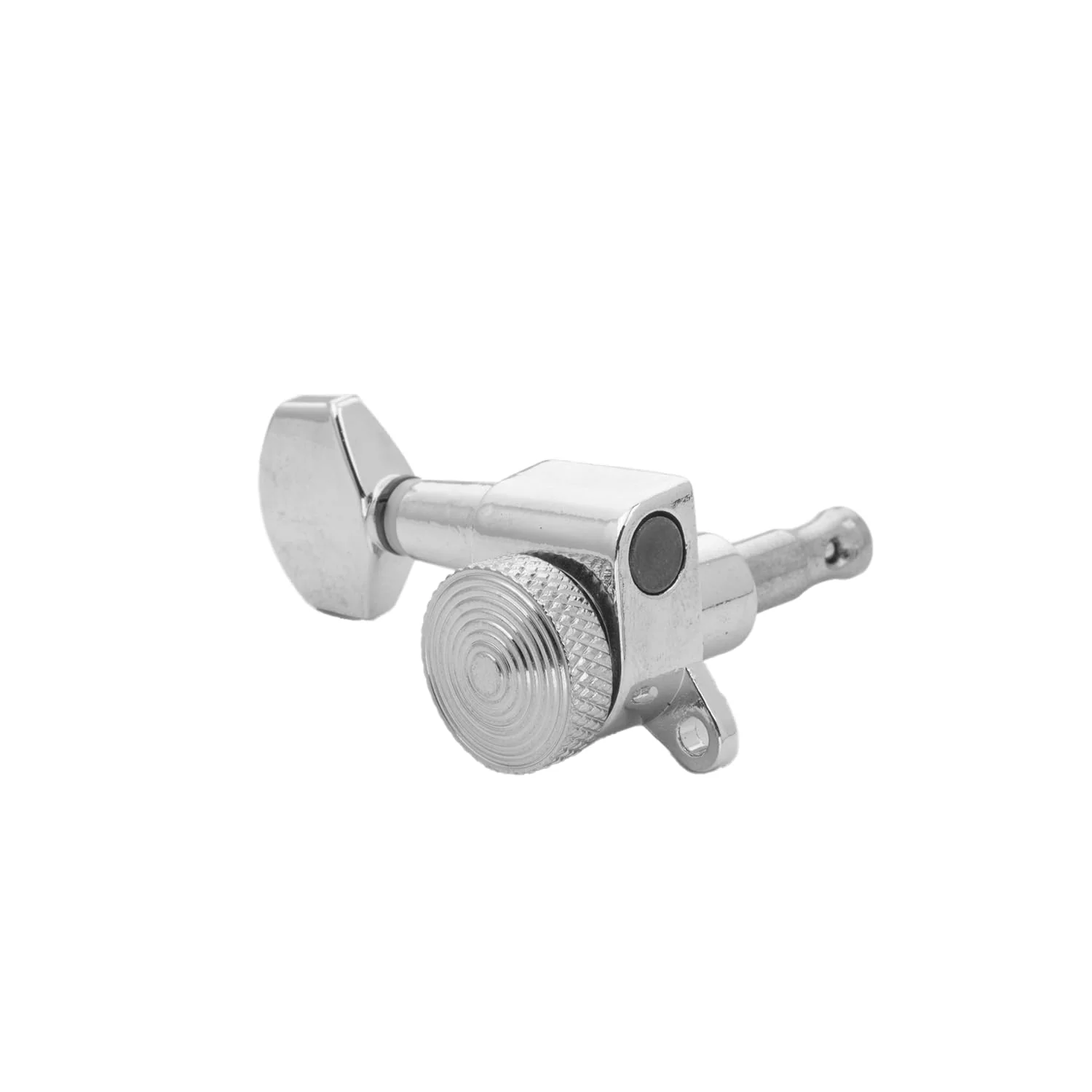 6L Guitar Locking Tuners Handed Lock String Tuning Key Pegs Machine Heads for Folk Style Electric Acoustic Guitars (Chrome） 6 Left Chrome - Image 4