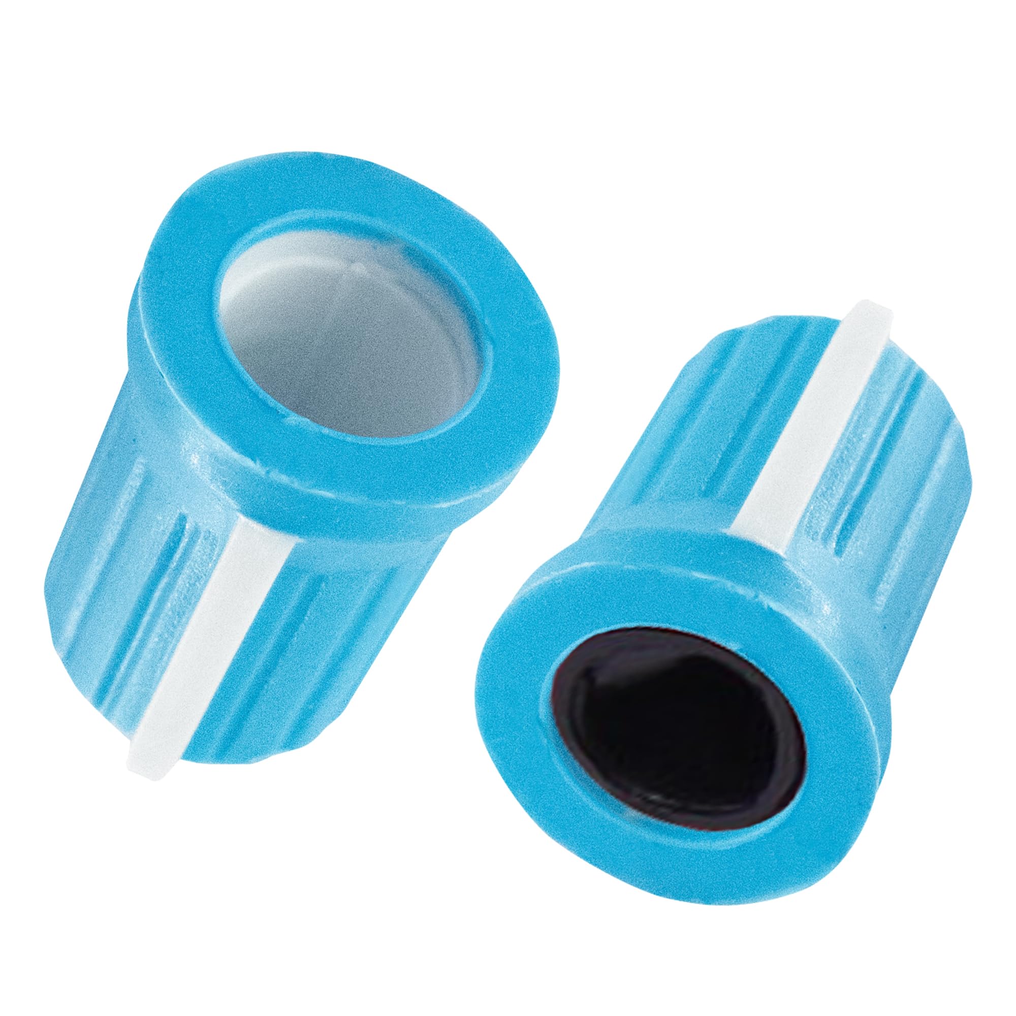 6mm Rubber Potentiometer Control Knobs Pioneer knob DJM Mixer Volume EQ Knobs for Electric Guitar DJ Controller Mixer Console Volume Tone Knobs, 5pcs, Blue 15x19mm-Blue - Image 4